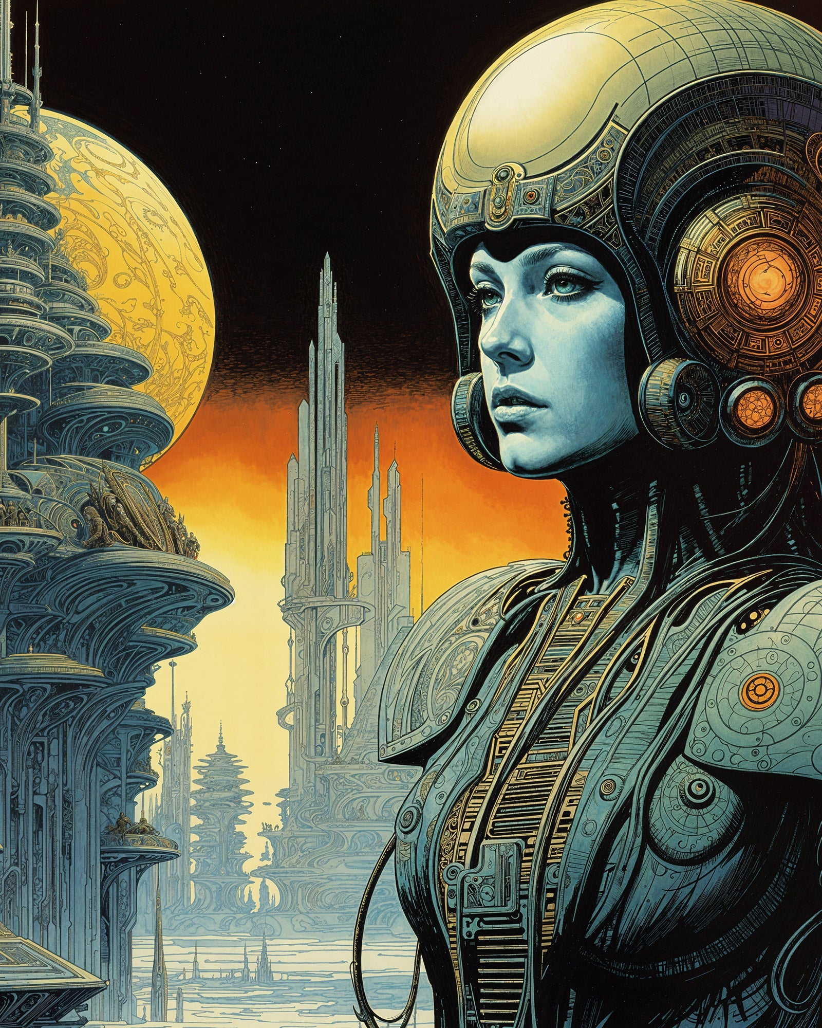 Metal hurlant sci fi tribute