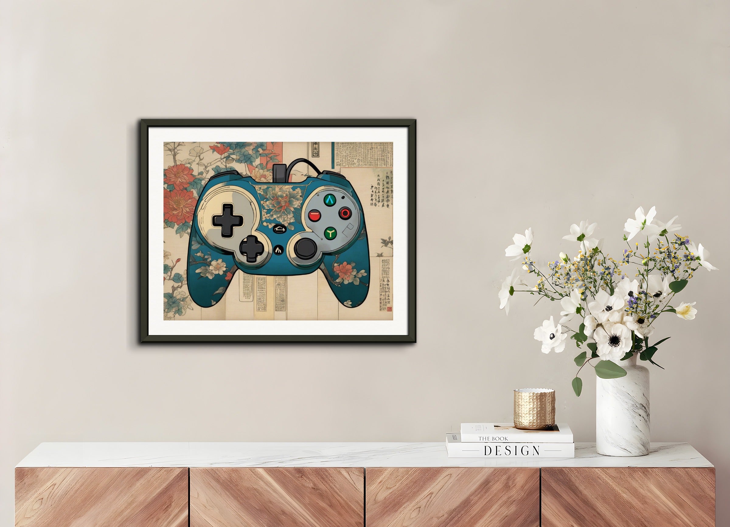 Poster with metal frame: Hiroshige,