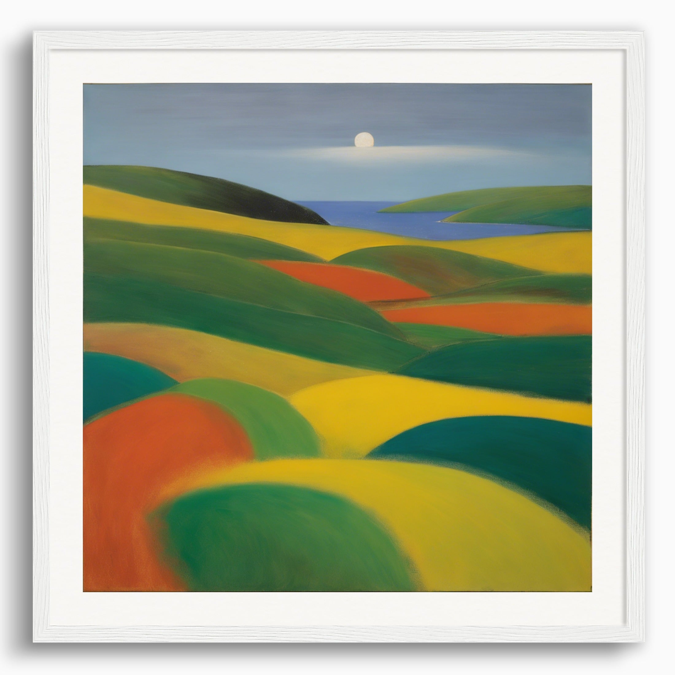 Poster: Scottish painting of abstract expressionism,