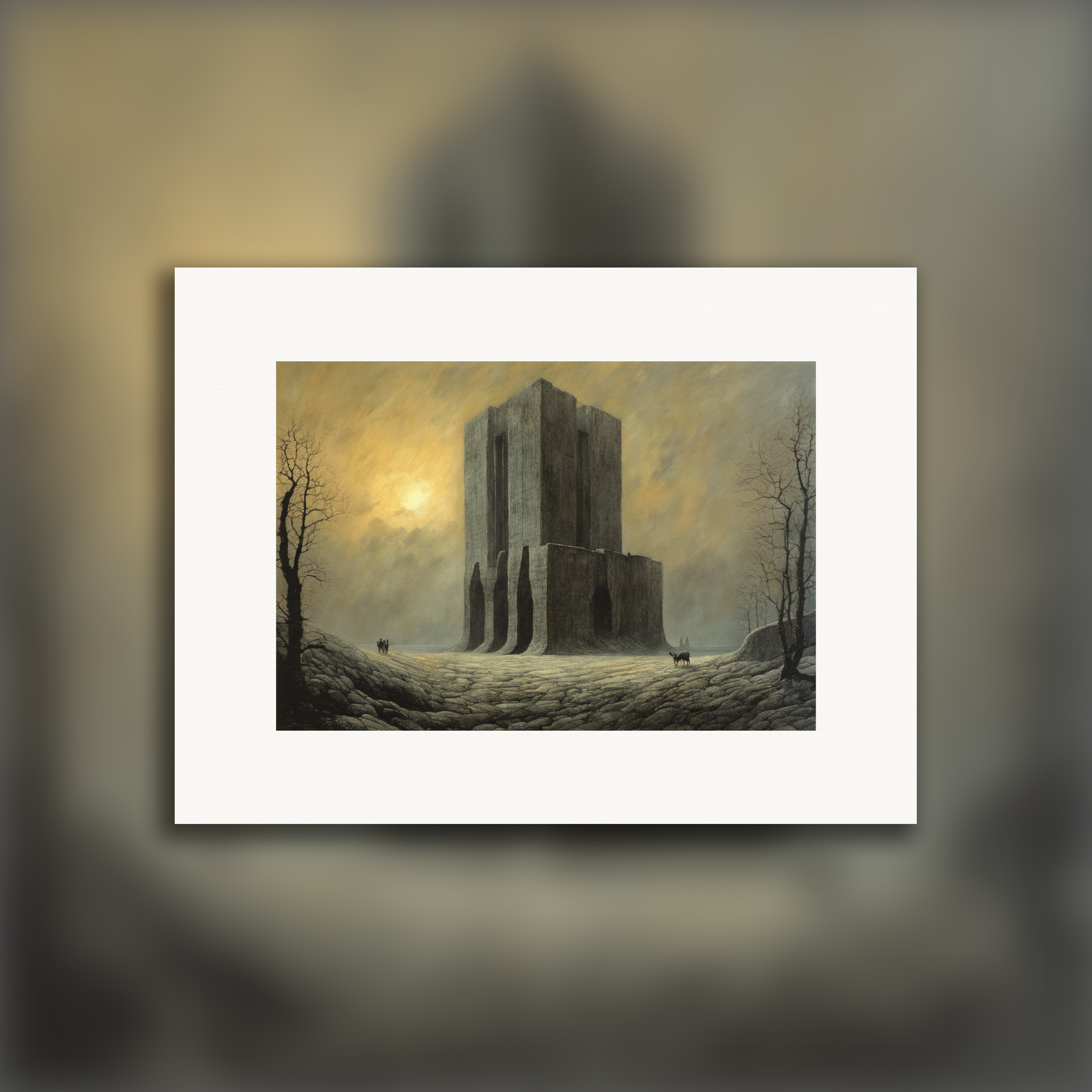 Sfeervol, donker en mysterieus, De gevangenis - Poster