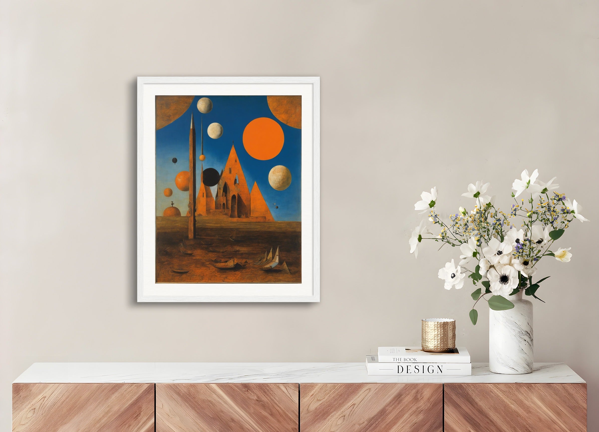 Poster with wood frame: ,