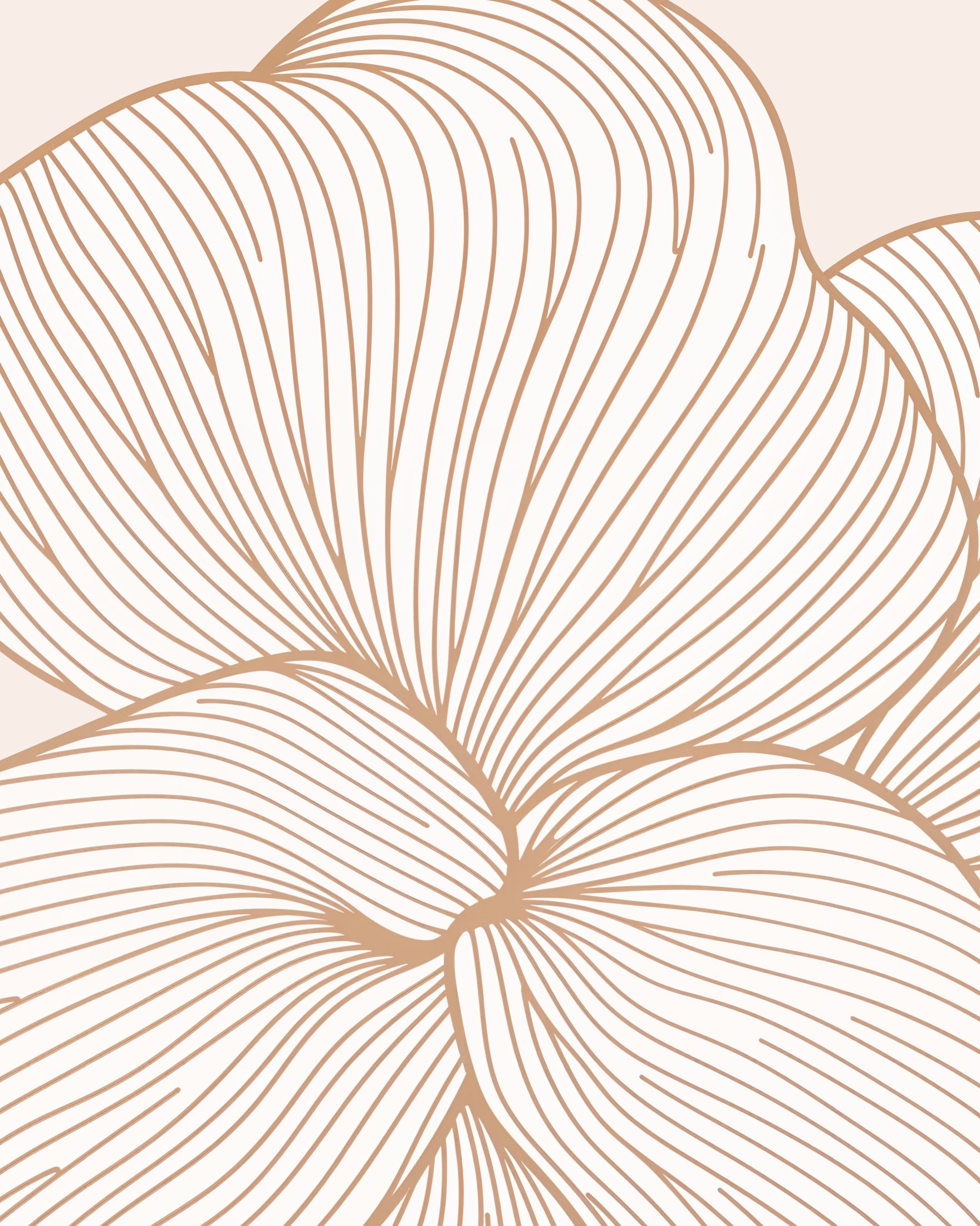 Motif floral 02, art abstrait - Affiche