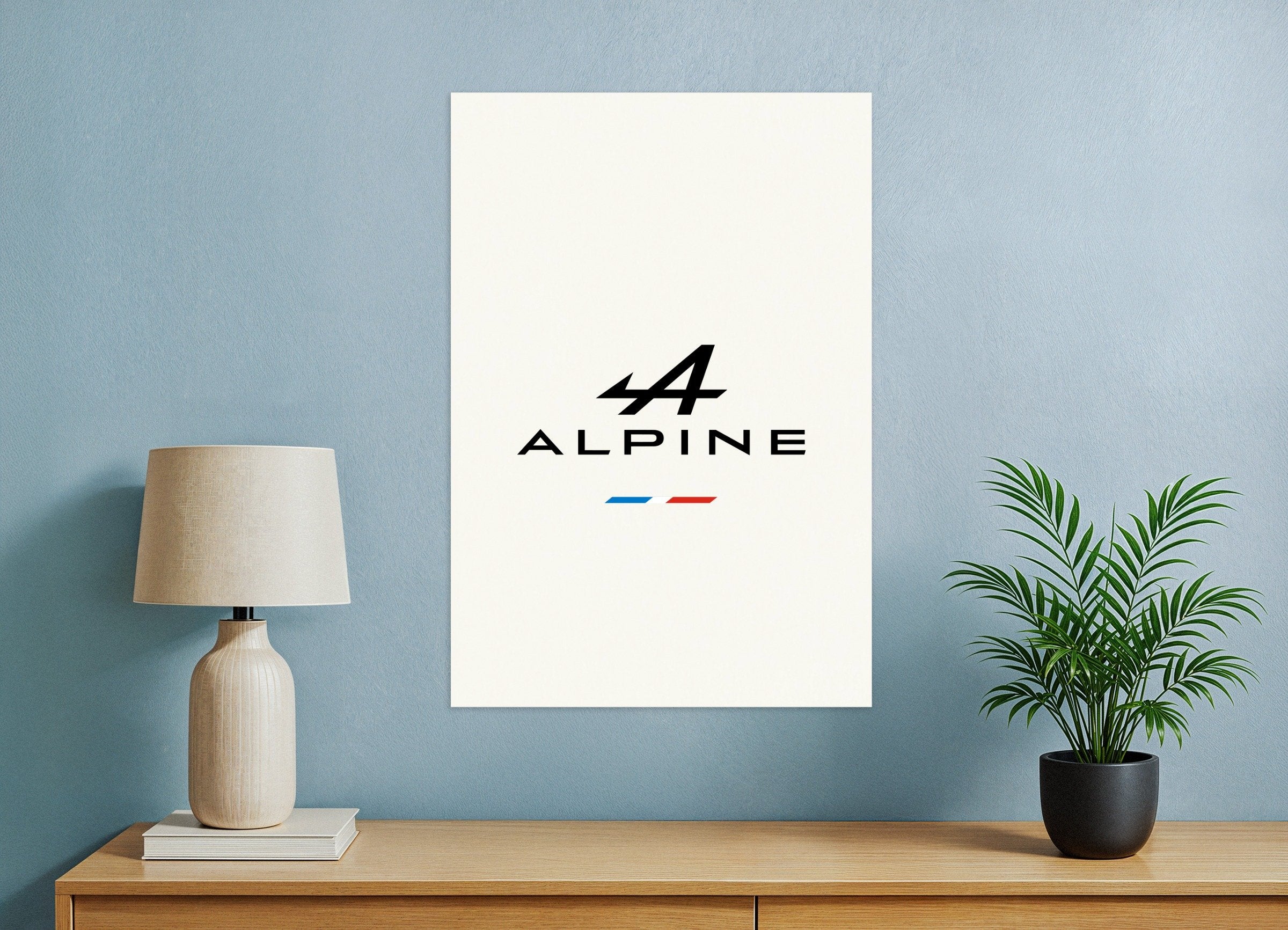 Poster of Alpine logo
