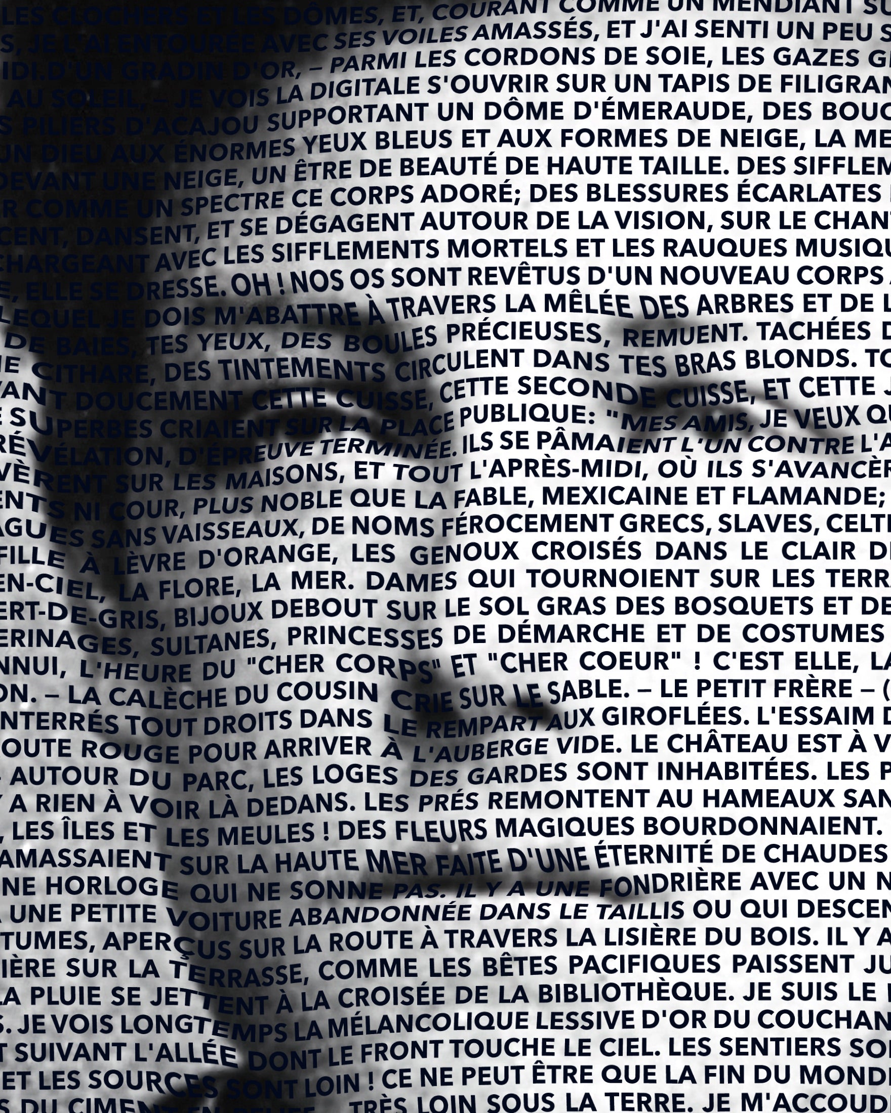 Portrait Arthur Rimbaud, Les Illuminations - Affiche