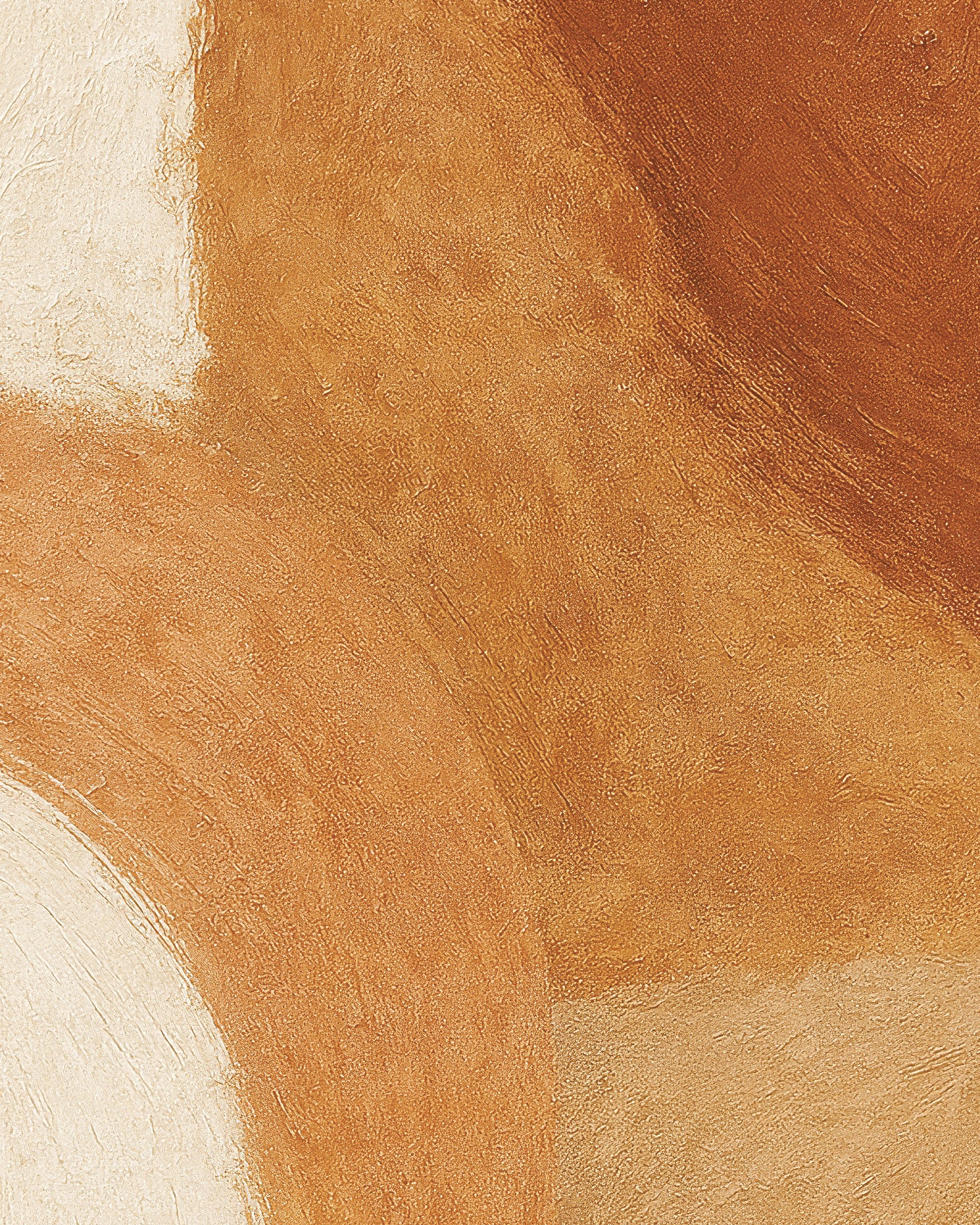 Herfstachtige sferen – gestructureerde abstracte poster in warme tinten