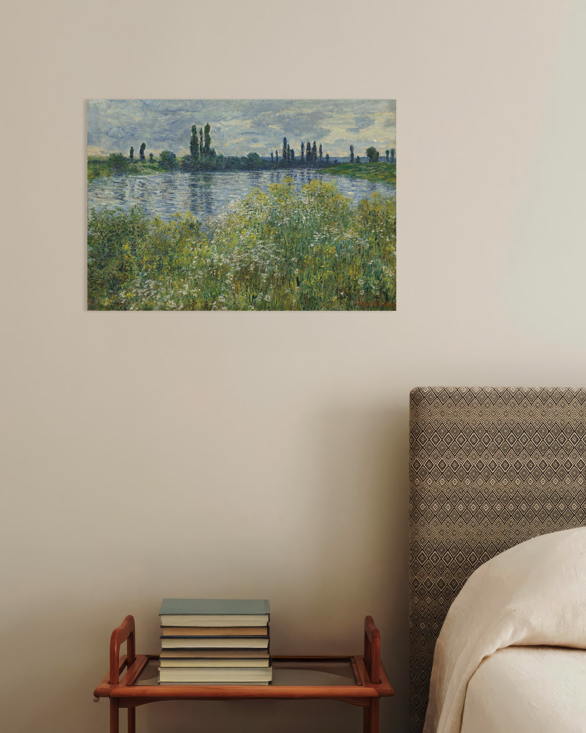 Affiche Bords de la Seine à Vétheuil (1880) de Claude Monet