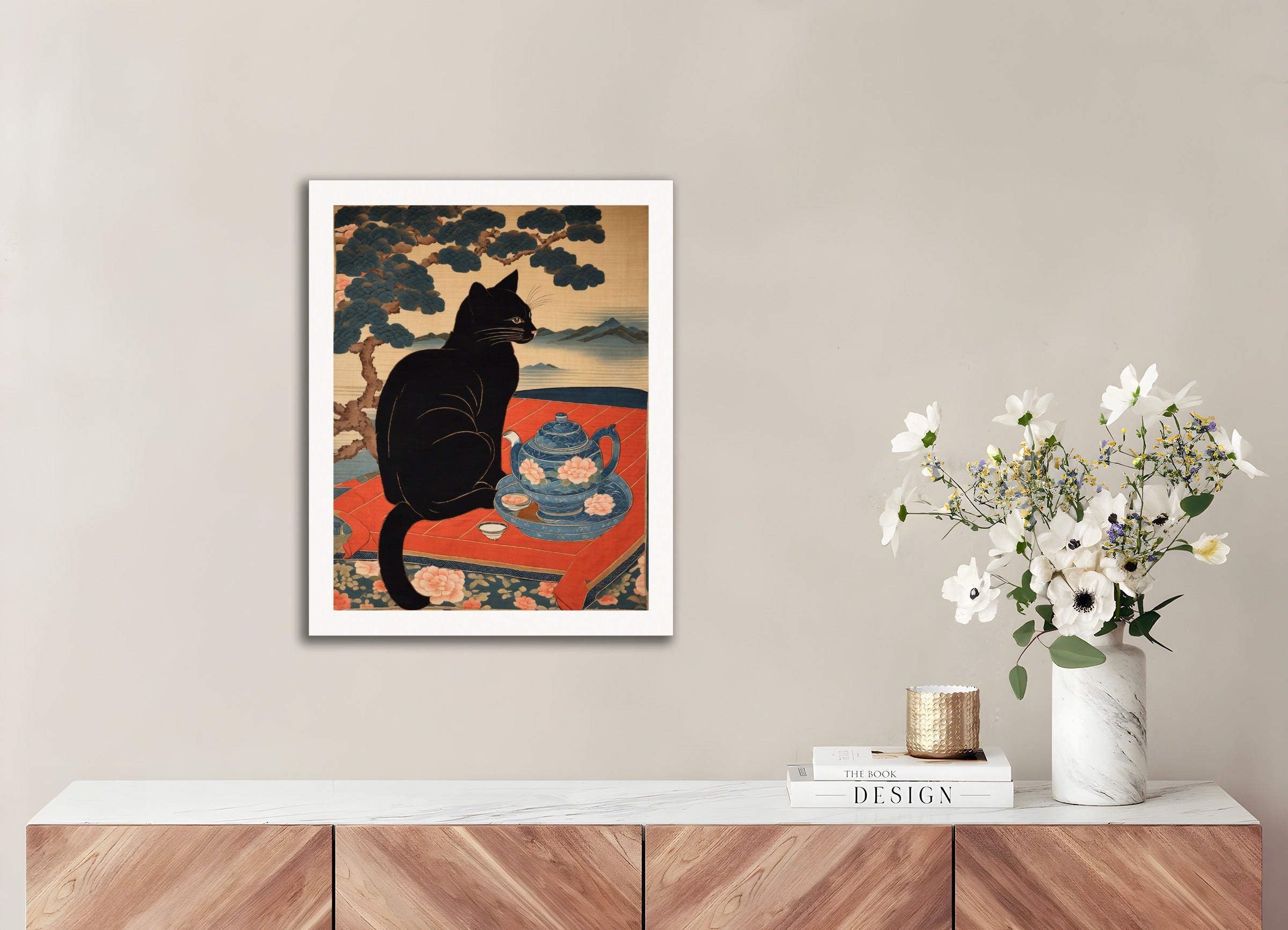 Poster: 19th century Japanese tapestry,