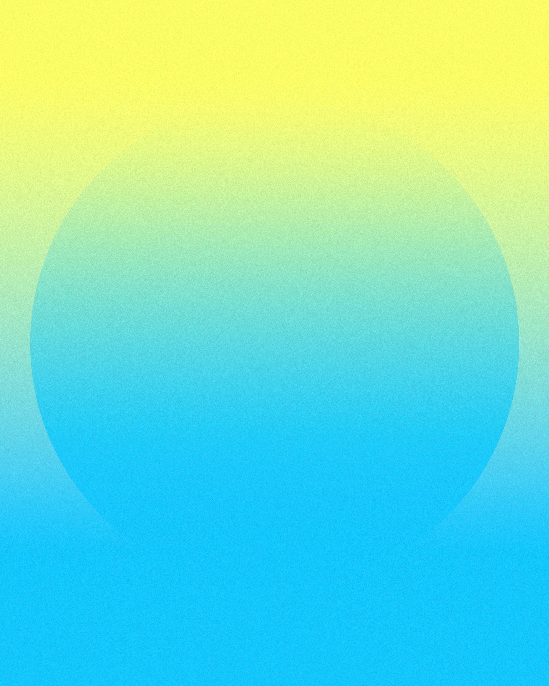 Le silence est or et bleu - Affiche d'art abstrait en dégradé