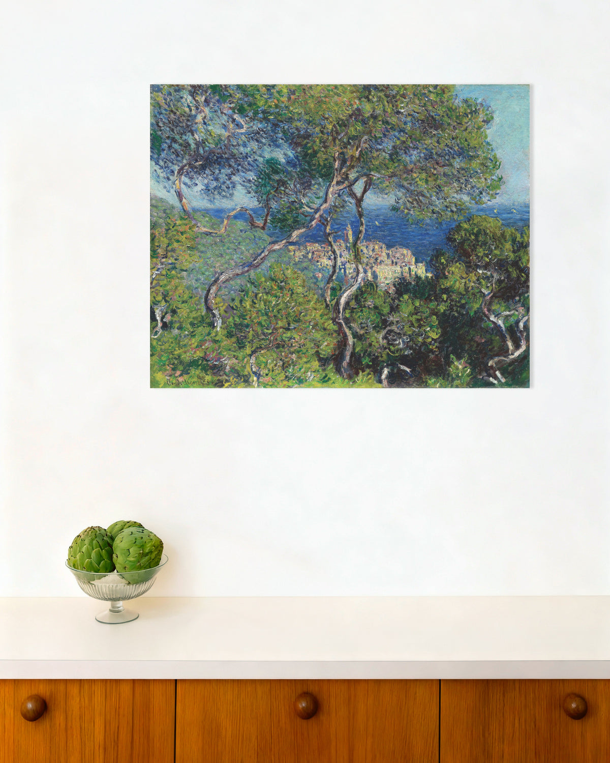 Poster Bordighera (1884) van Claude Monet