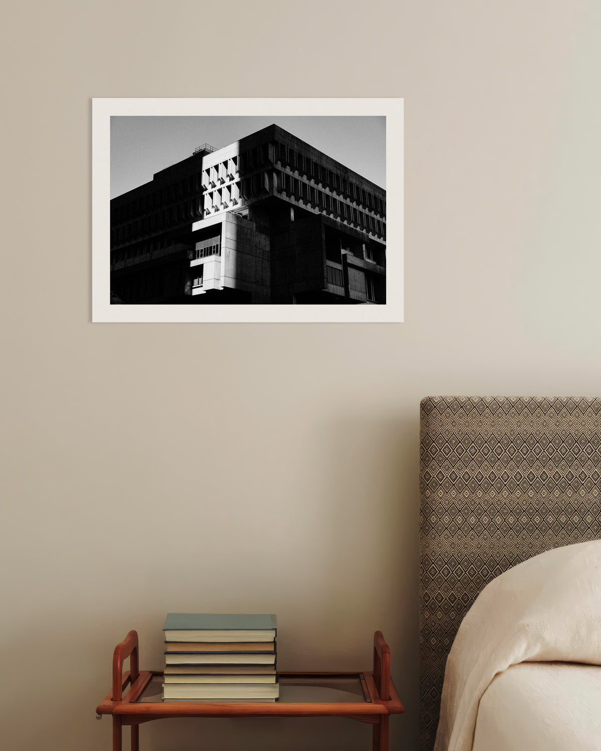 Poster ‘Openbaar gebouw in zon en schaduw’