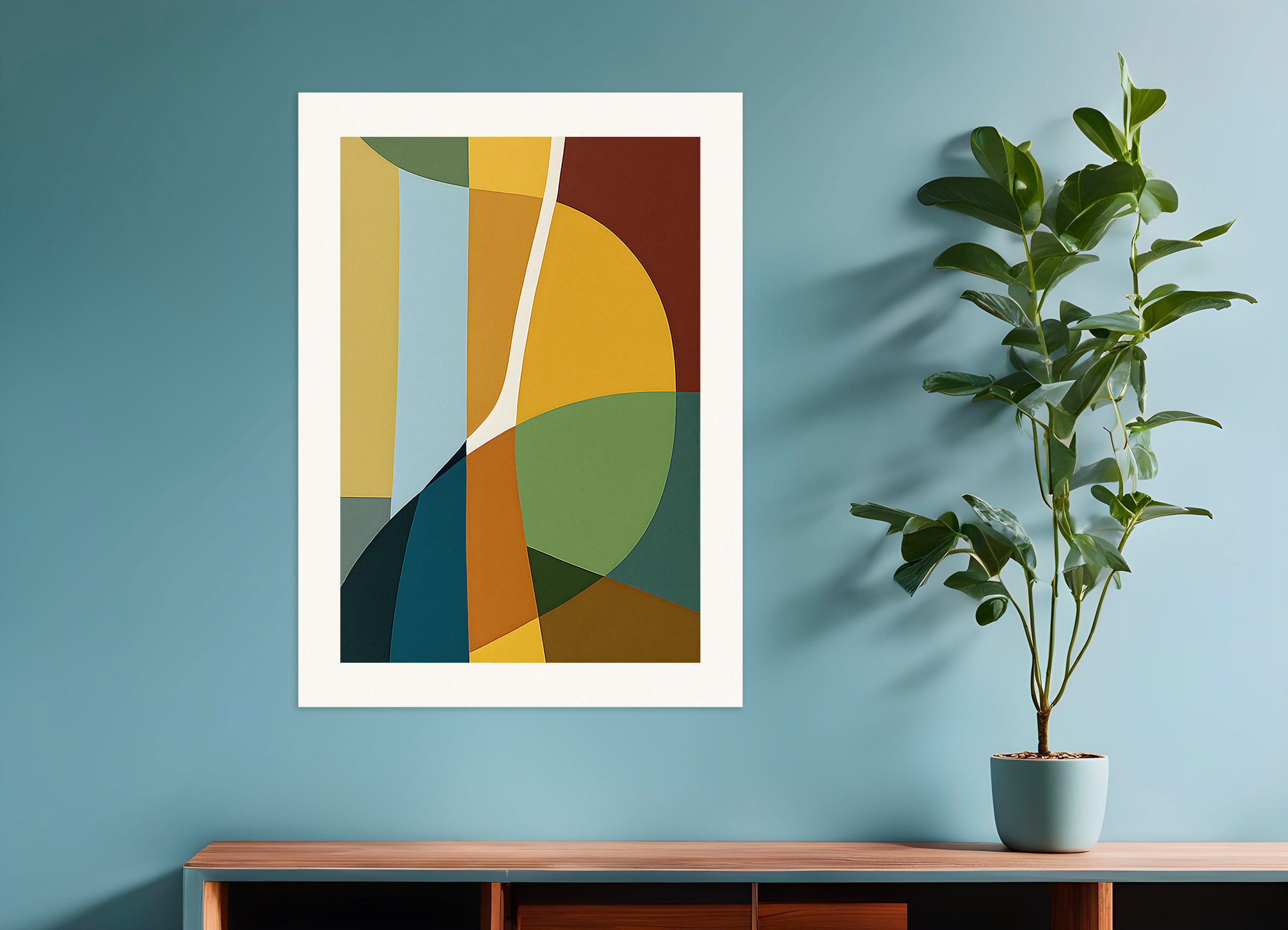 Poster of Colorful Abstract Art Print