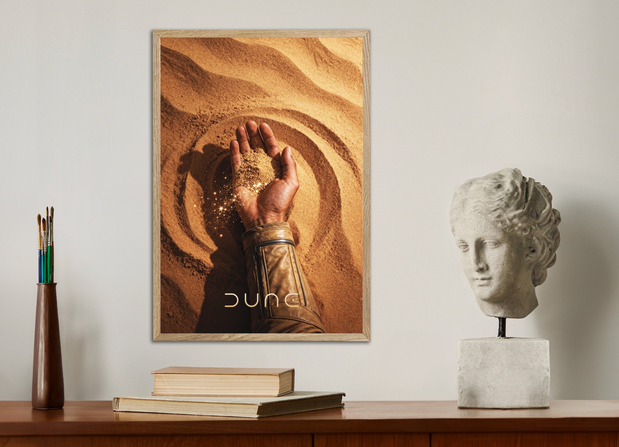 Desert Hand Poster, Dune, Sci-Fi Zand Kunstprint