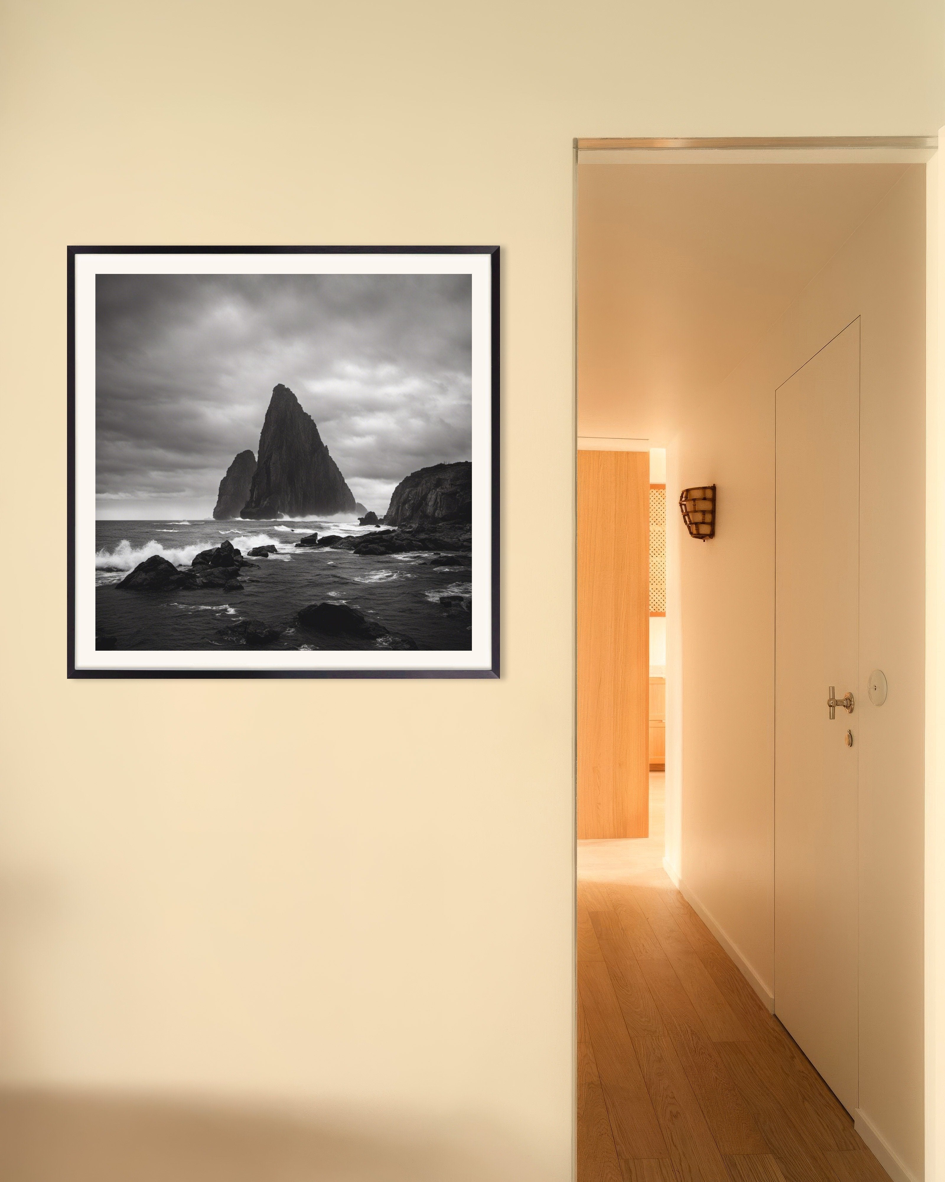 Poster of Dramatic nature - Poster, with metal frame