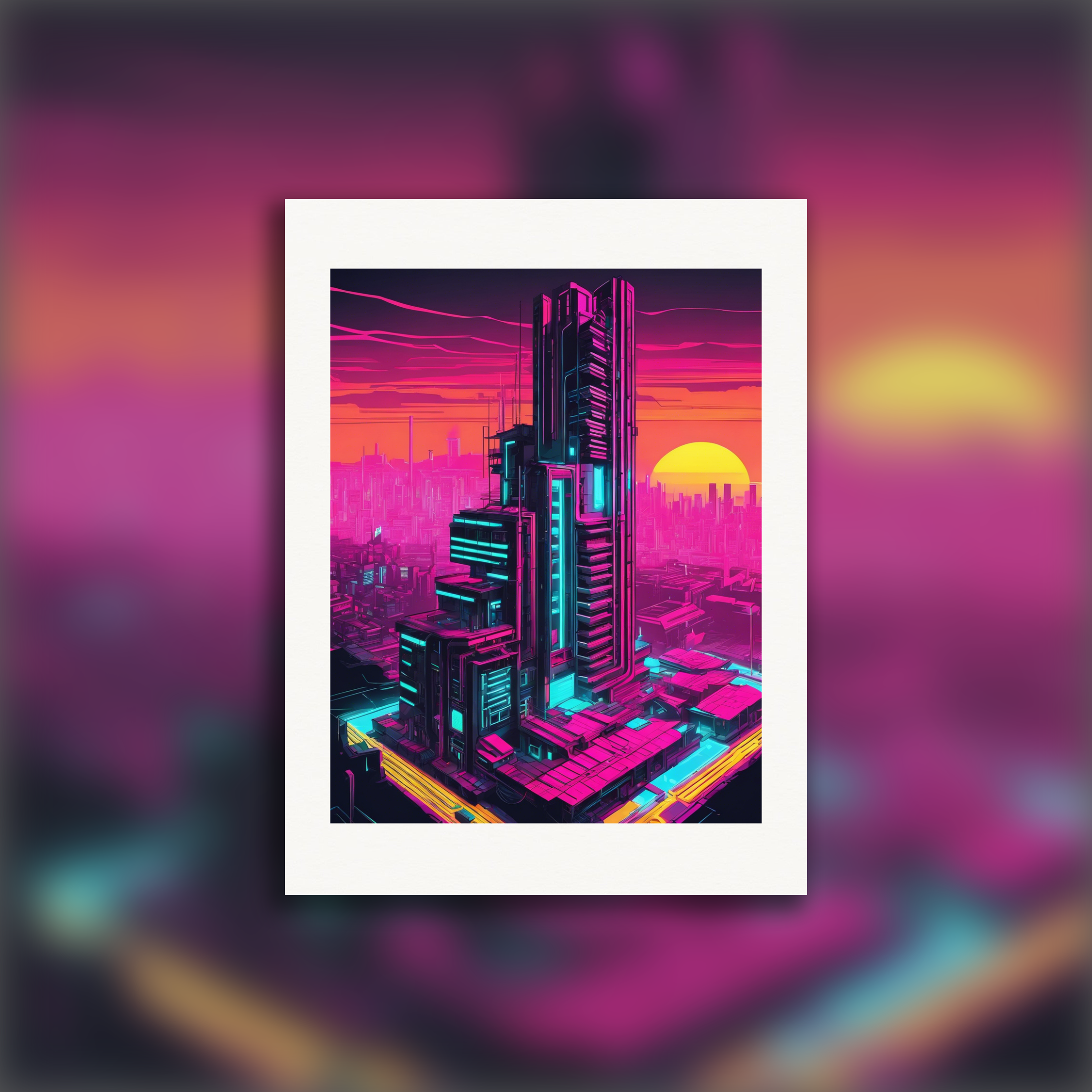 Neon punk, Starlight city - Affiche