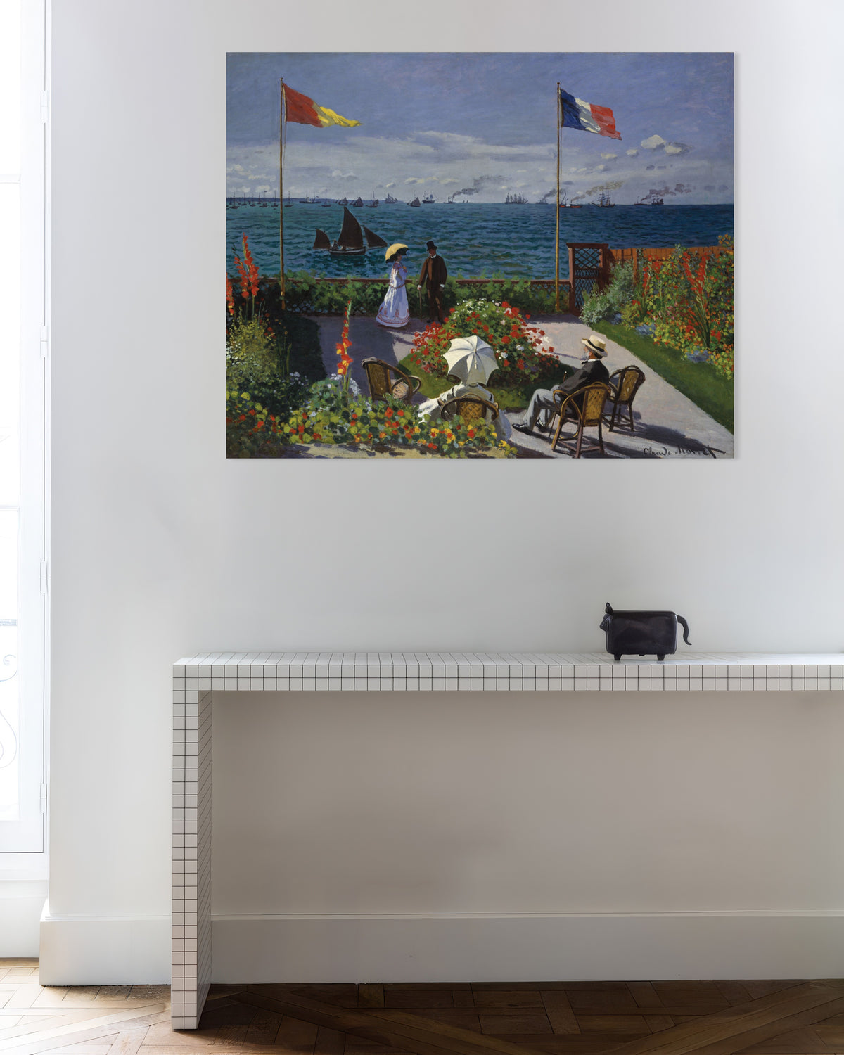 Affiche Jardin à Sainte-Adresse (1867) de Claude Monet