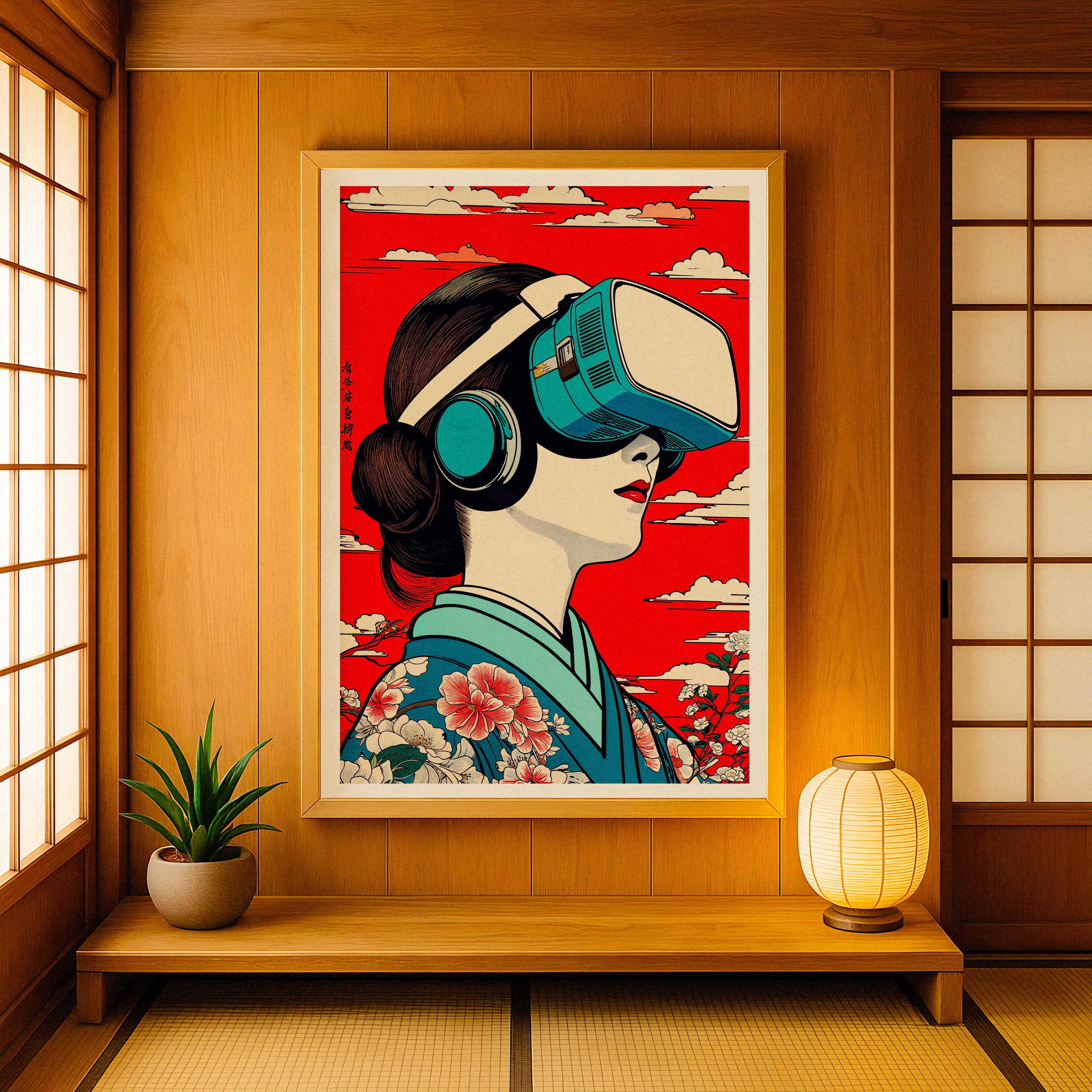 Hiroshige tribute art print