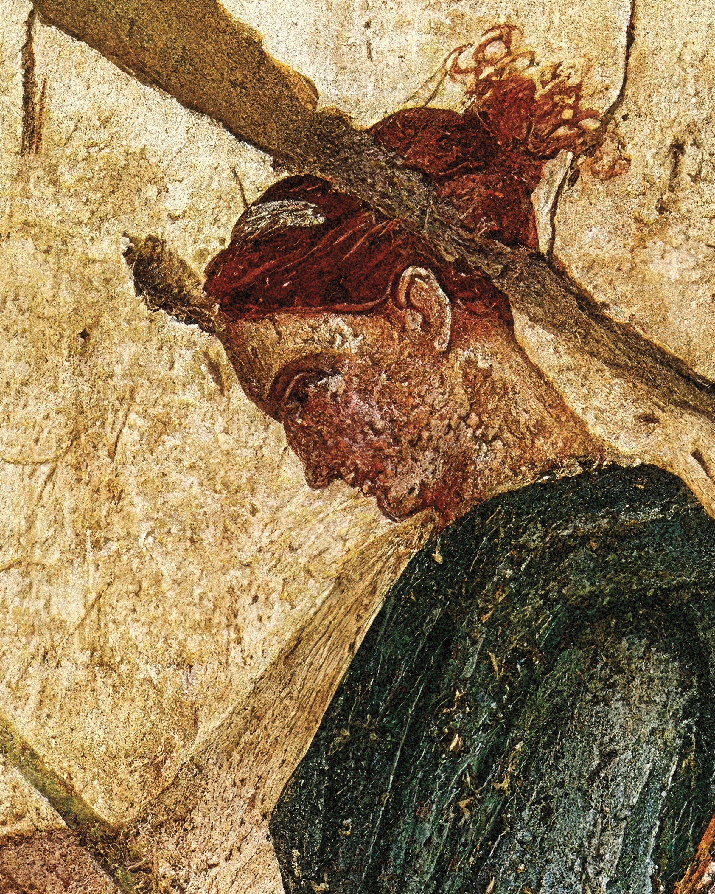 Affiche fresque Femme à la lyre