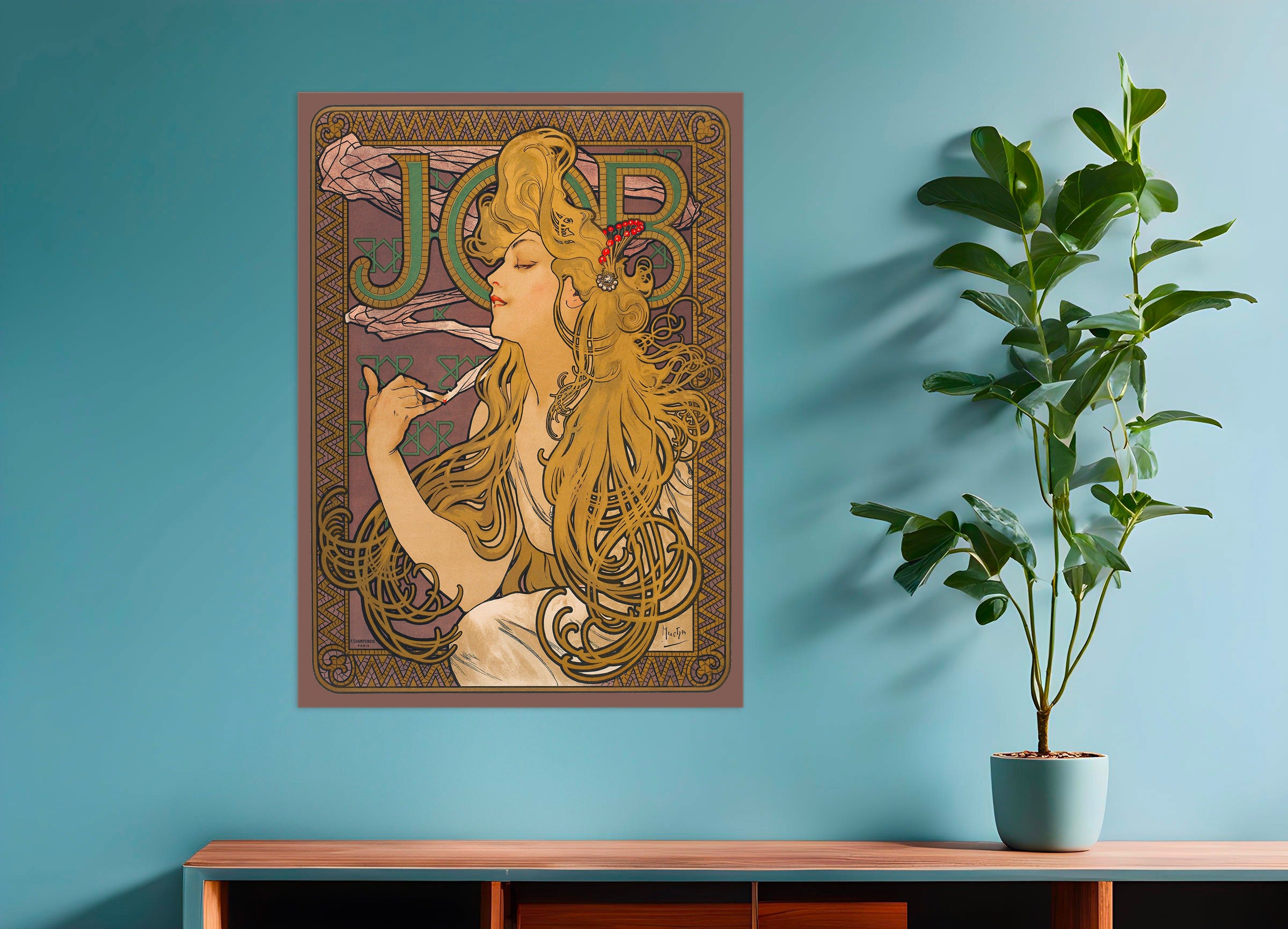 Affiche Job Alfons Mucha (1896)