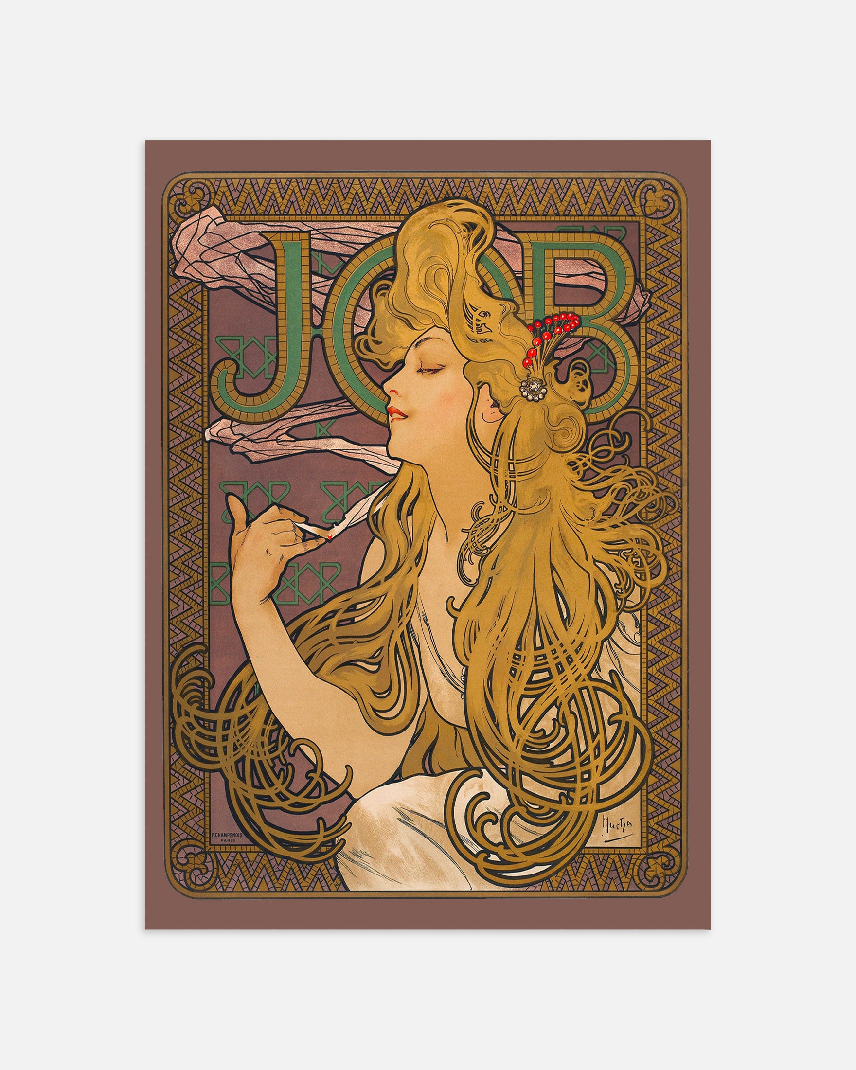 Affiche Job Alfons Mucha (1896)