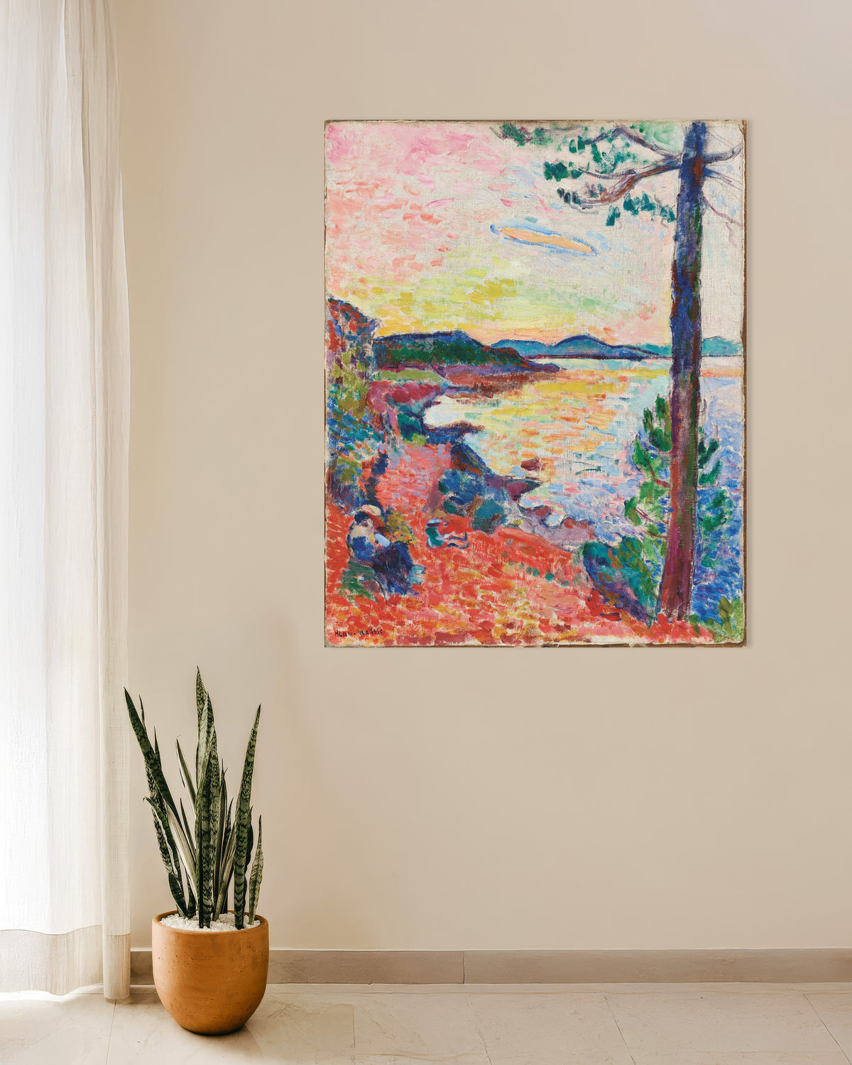 Poster de Le Goûter, Le Golfe de Saint-Tropez (1904), Henri Matisse