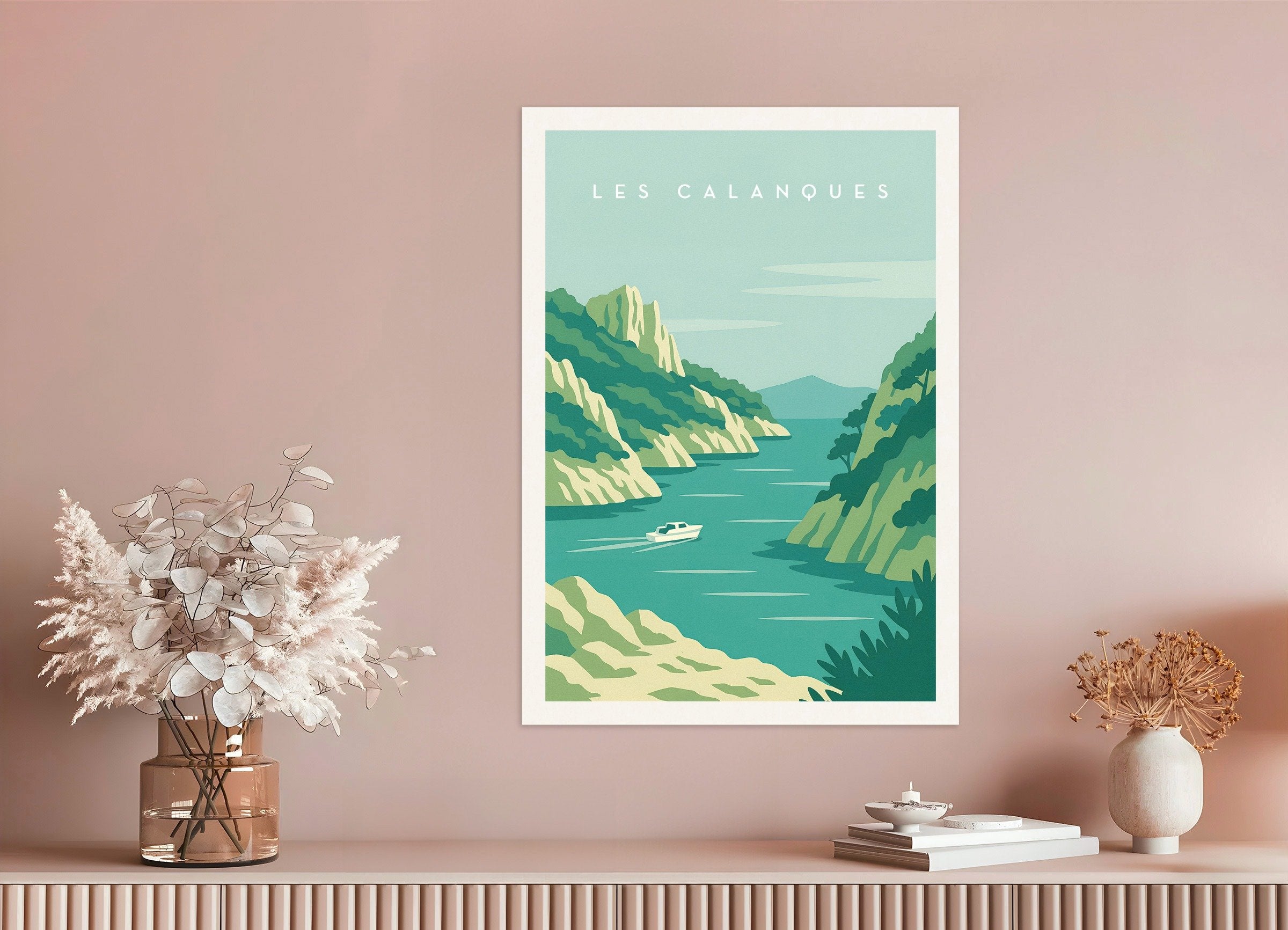 Poster of Les Calanques Wall Art Print
