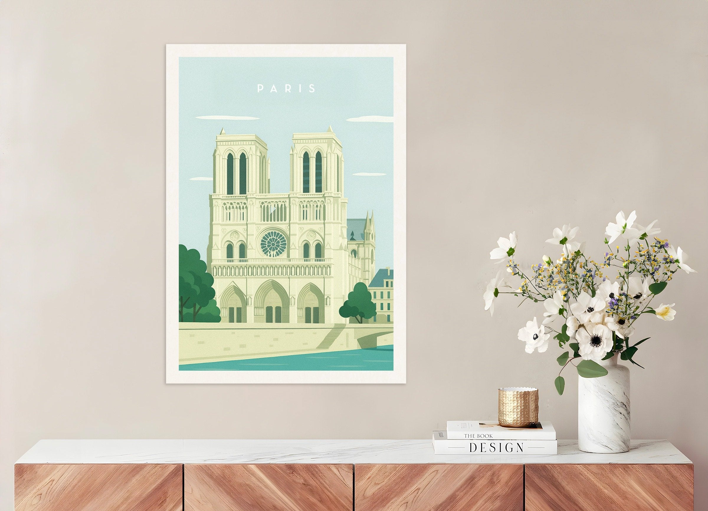 Poster of Paris Notre-Dame Wall Art Print