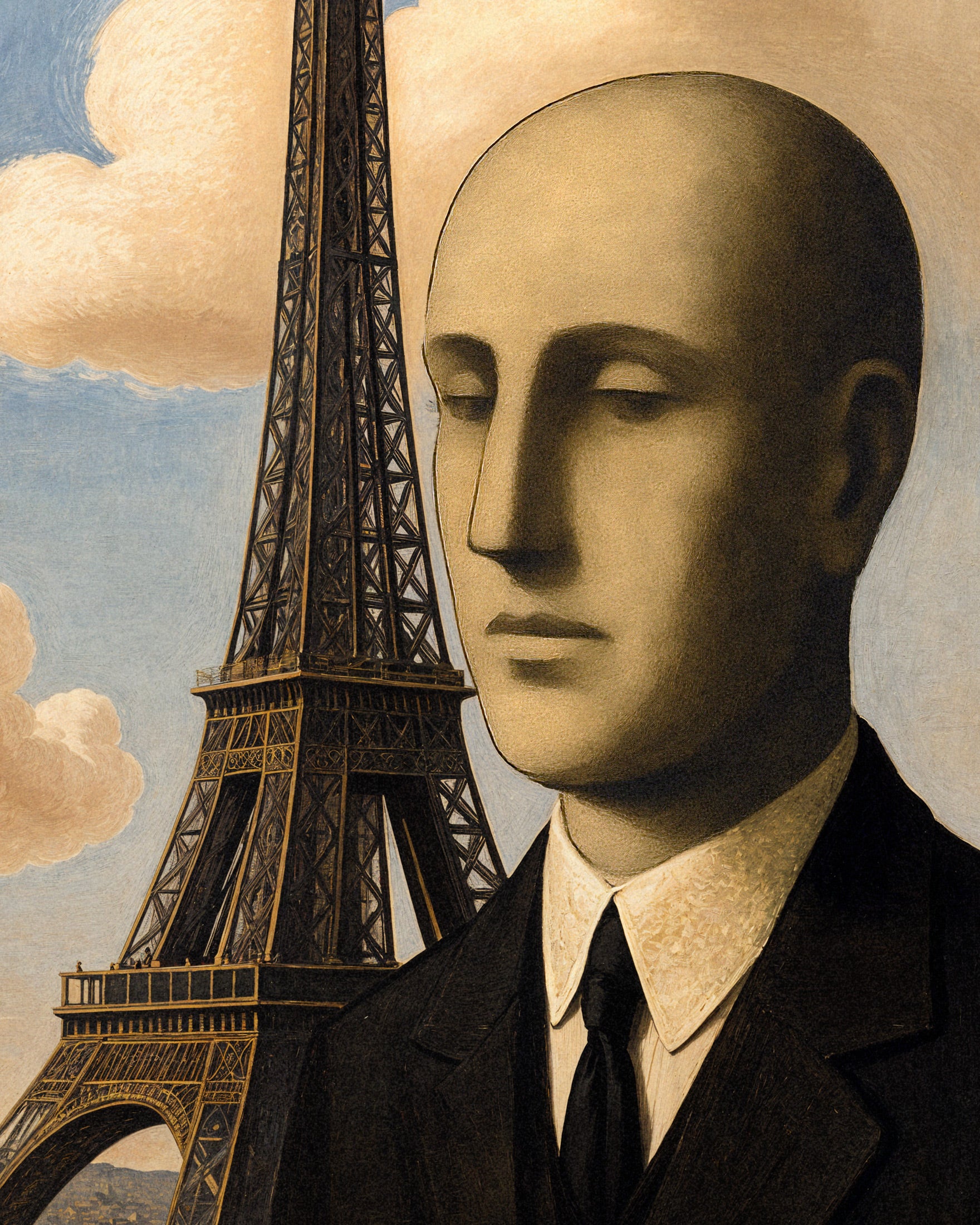 Parijs - Steampunk Surrealisme Poster