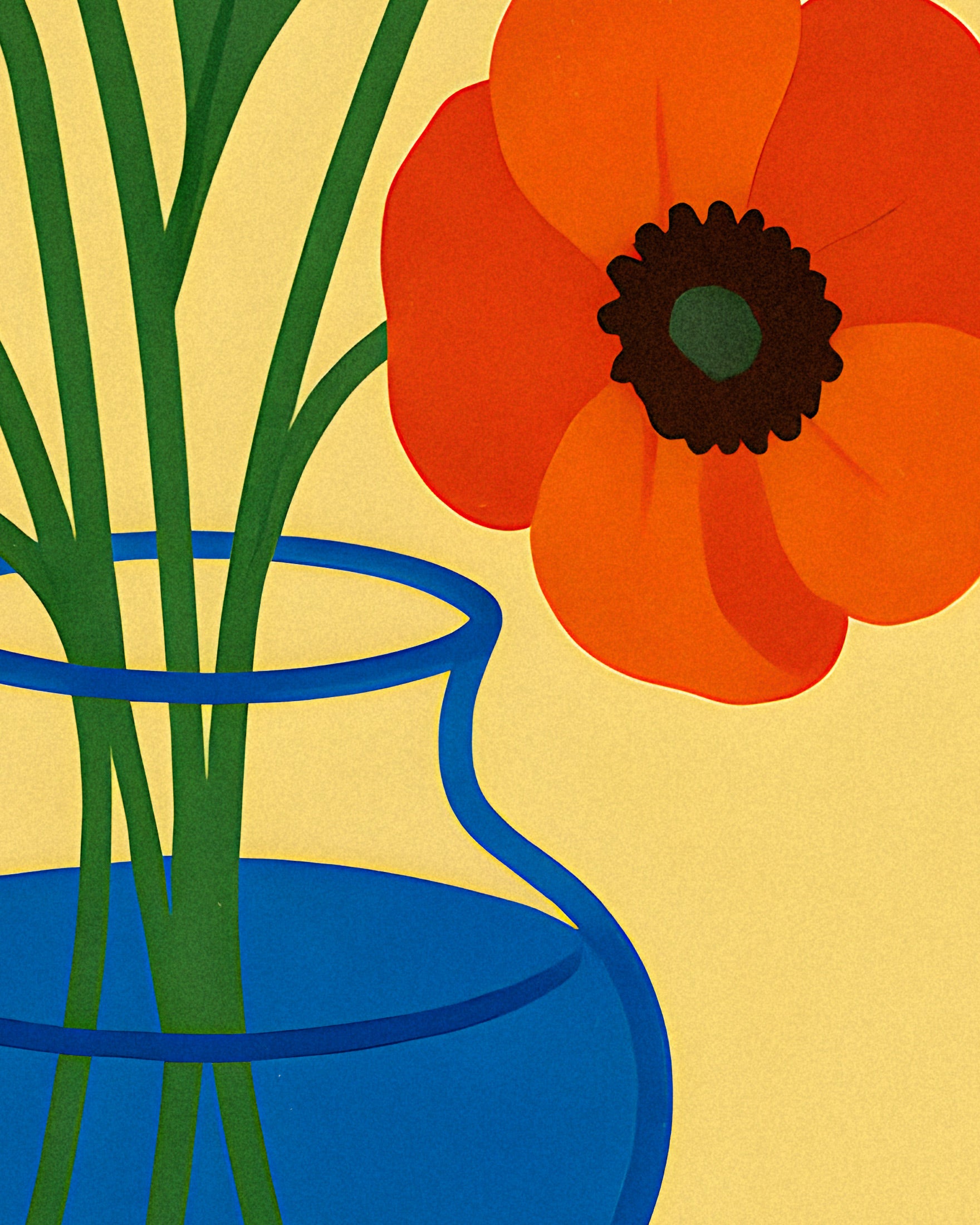 Rode Klaprozen Poster