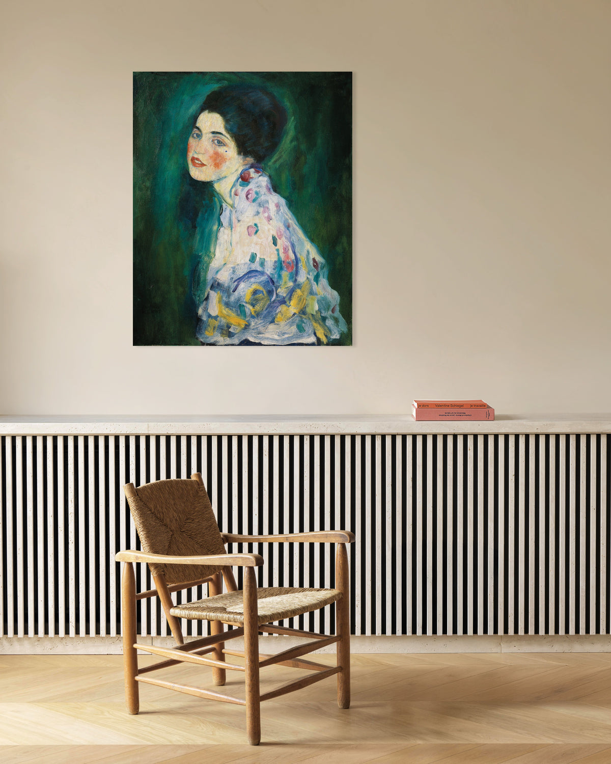 Affiche Portrait d'une dame (1916–1917) de Gustav Klimt