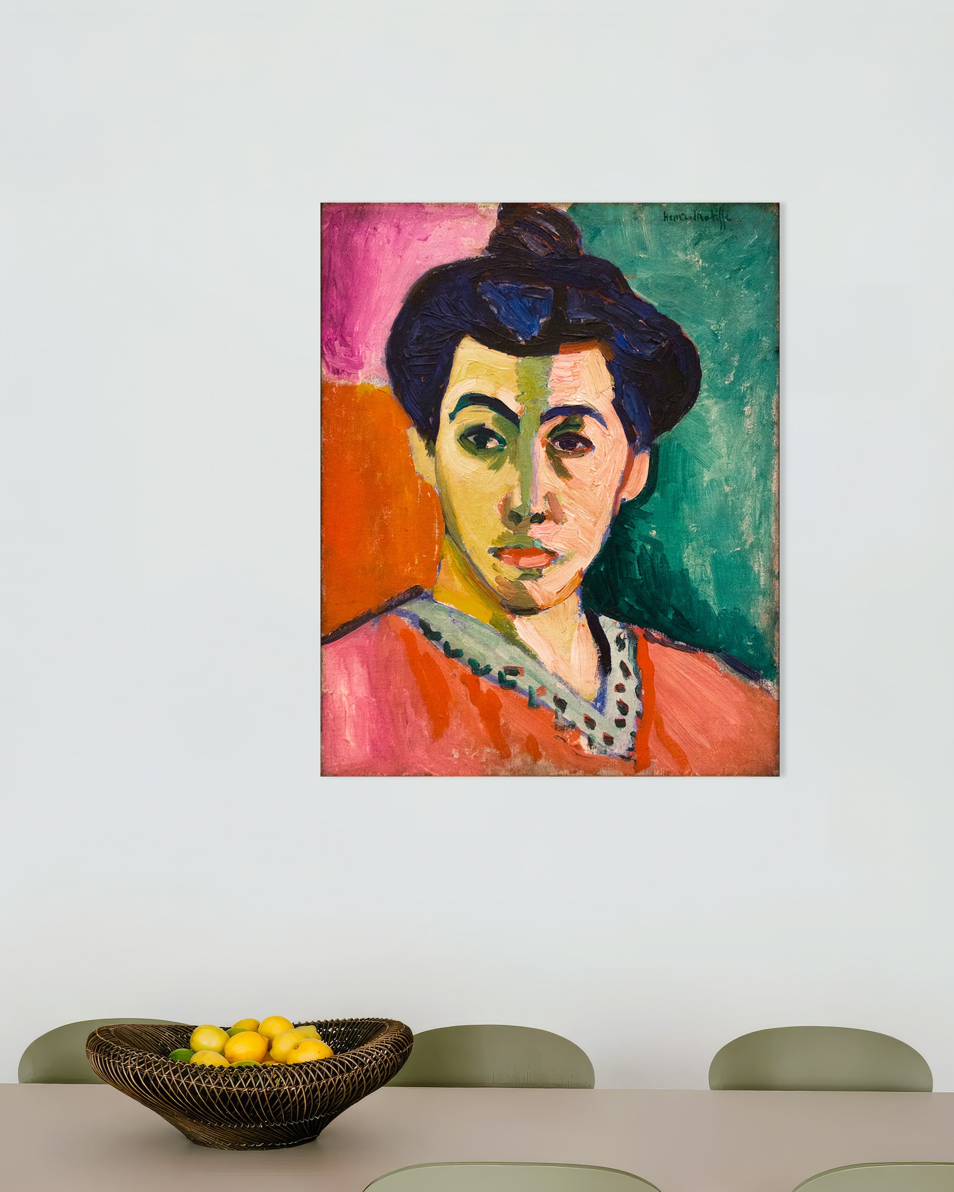 Poster of Portrait of Madame Matisse (1905) by Henri Matisse