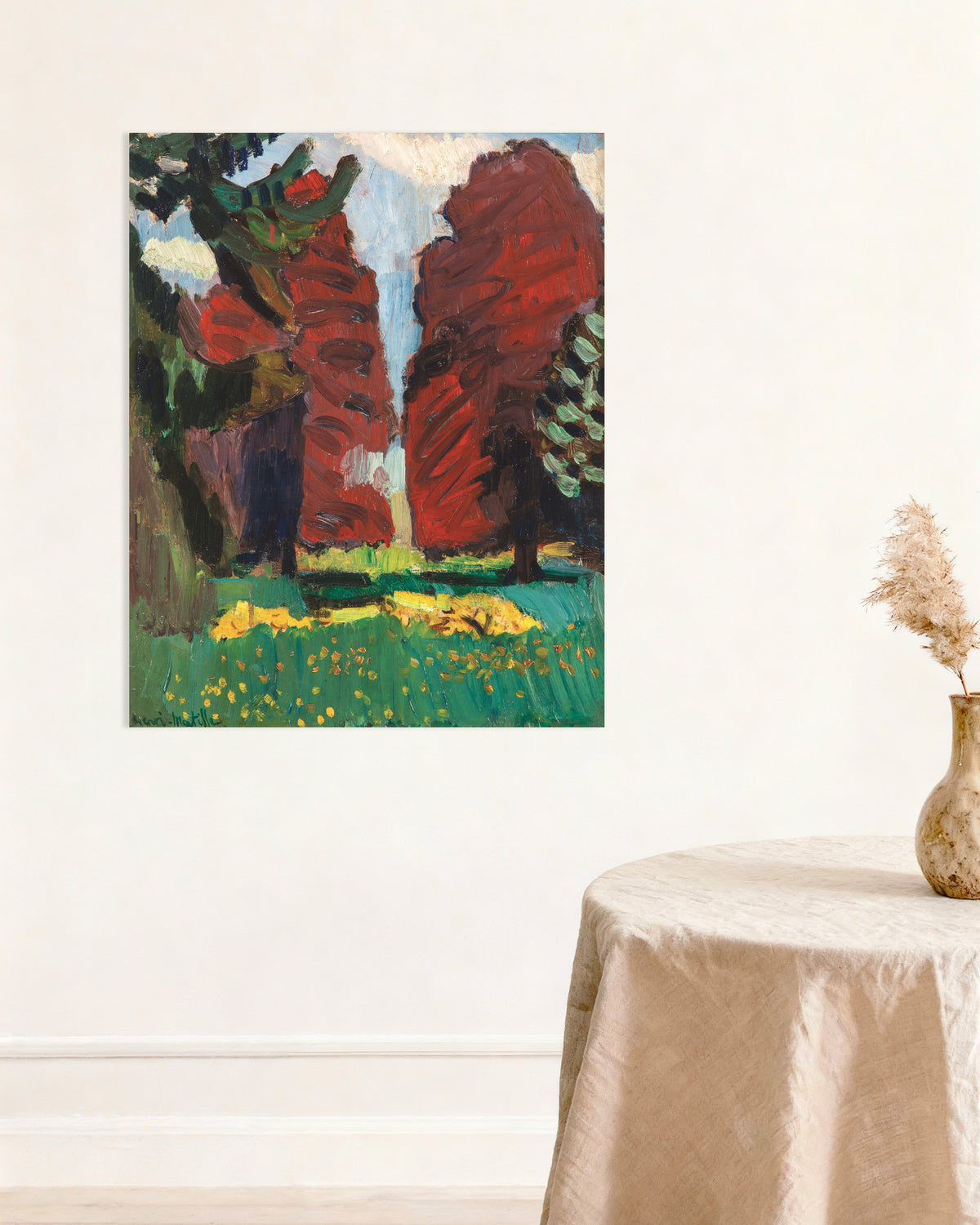Poster de Les Hêtres pourpres (1901) de Henri Matisse