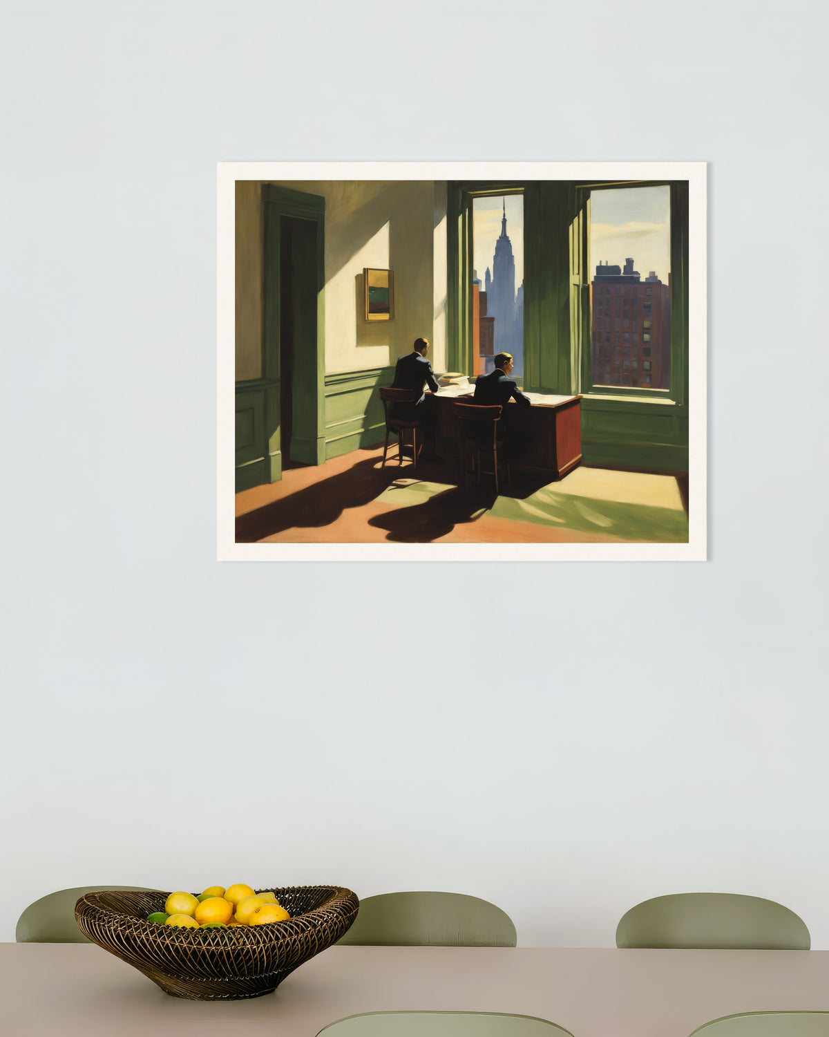 Poster van Realistische Amerikaanse schilderkunst uit de 20e eeuw