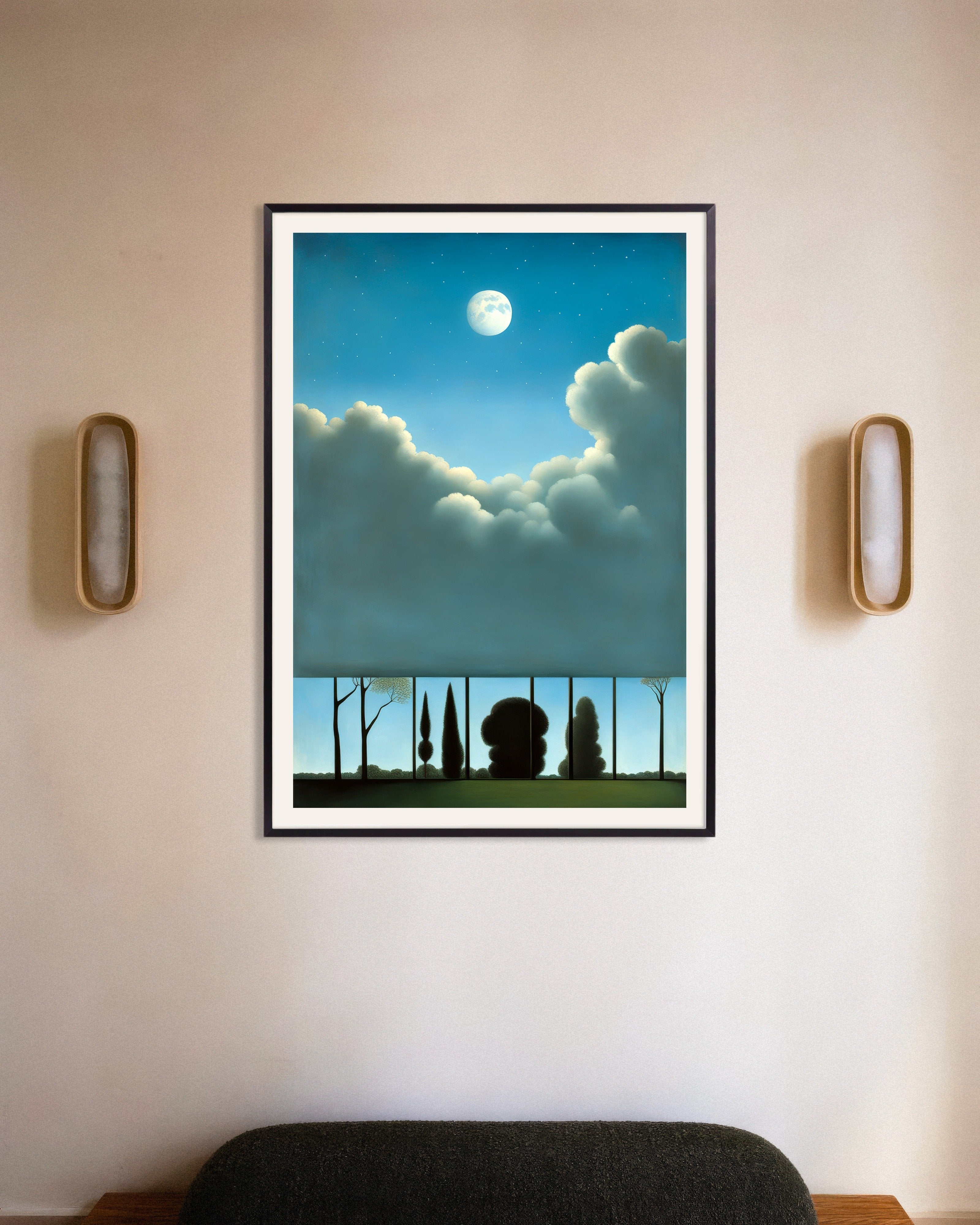 Poster of Roof of the World, with metal frame