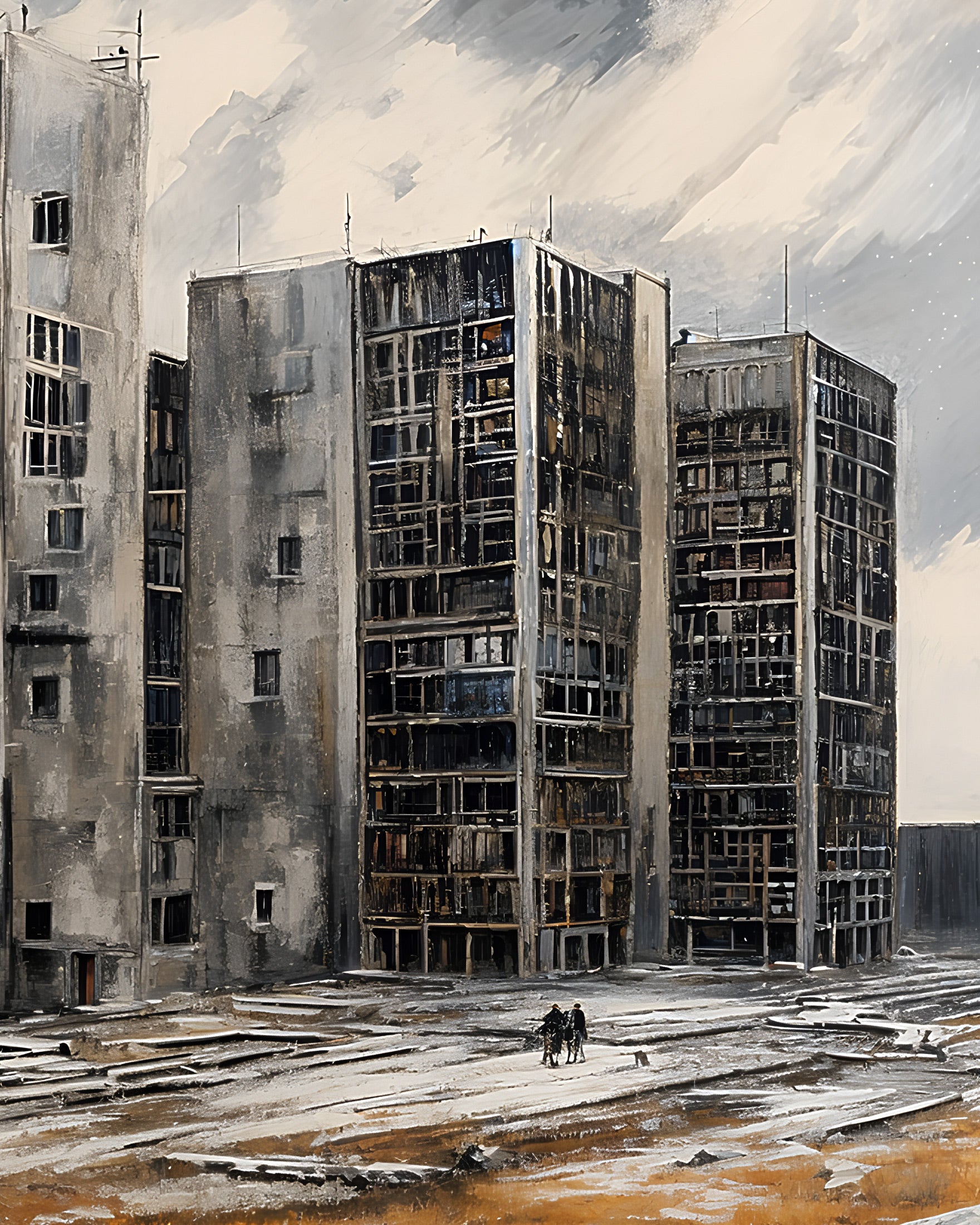 "This is what they do" – Ukraine - Les Ruines - Poster