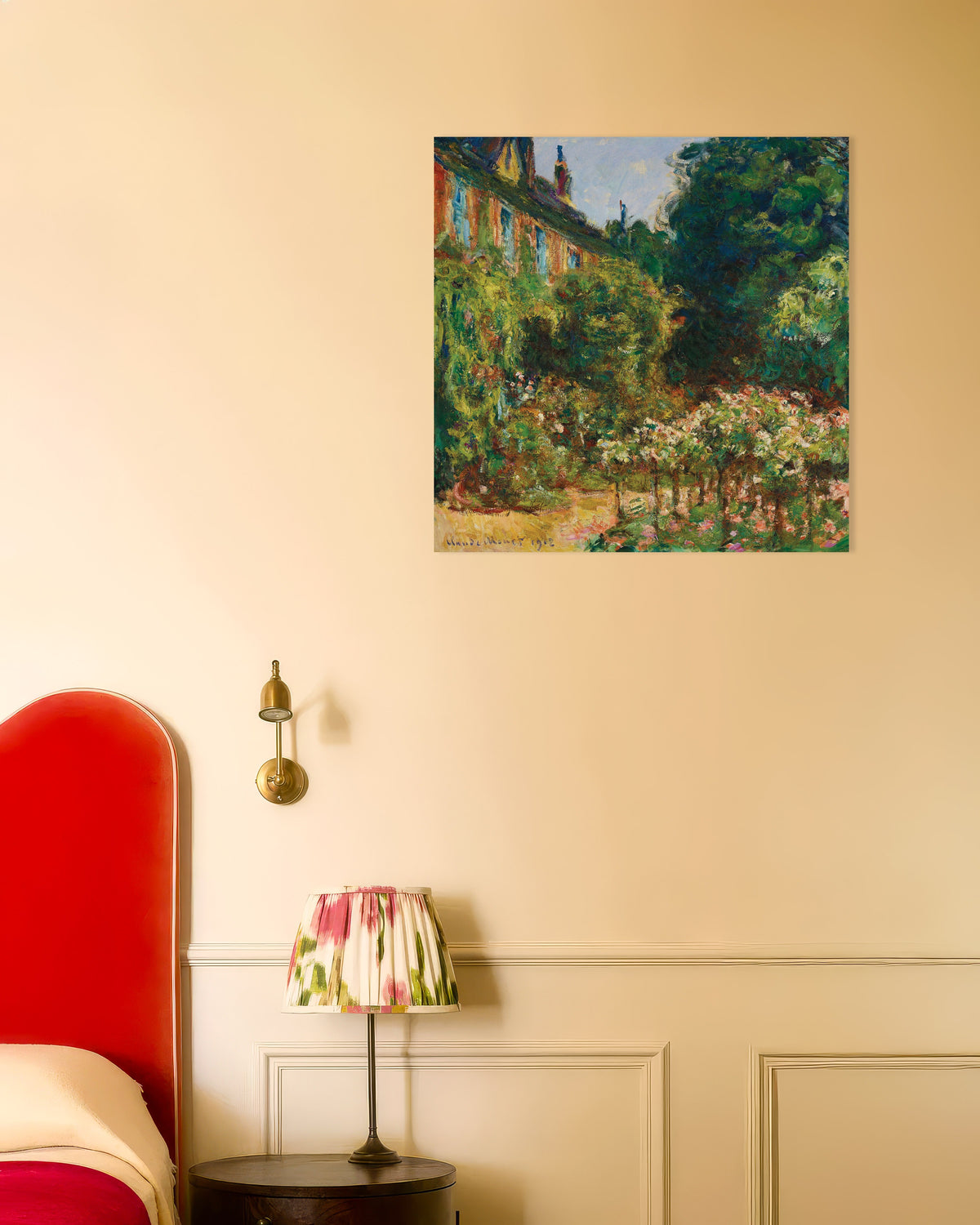 Affiche La Maison de l'artiste à Giverny (1912) de Claude Monet