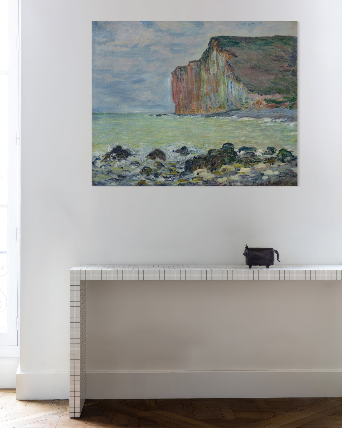 Affiche Falaise des Petites-Dalles (1881) de Claude Monet