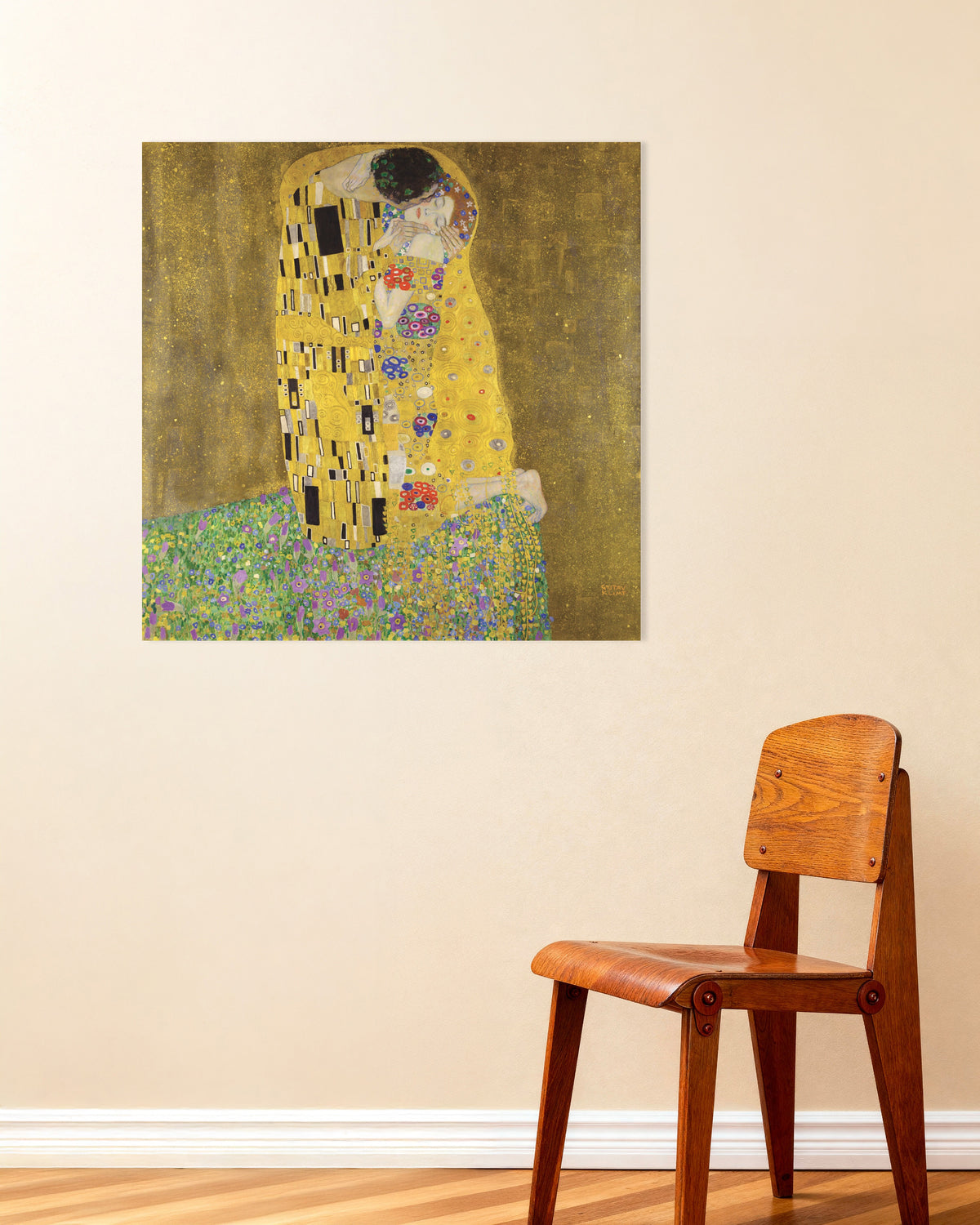 Affiche Le Baiser (1907–1908) de Gustav Klimt