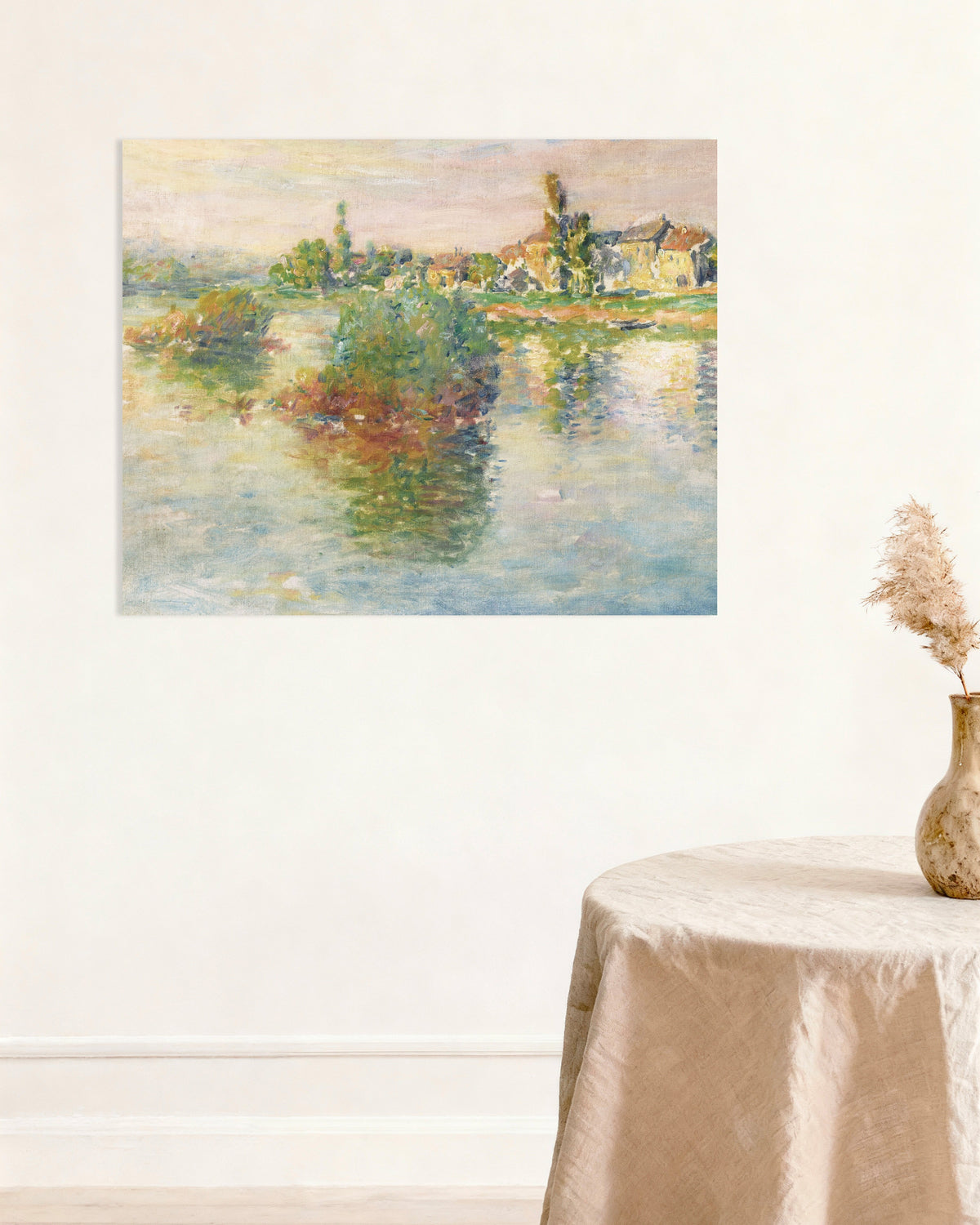 Affiche La Seine à Lavacourt (1879) de Claude Monet
