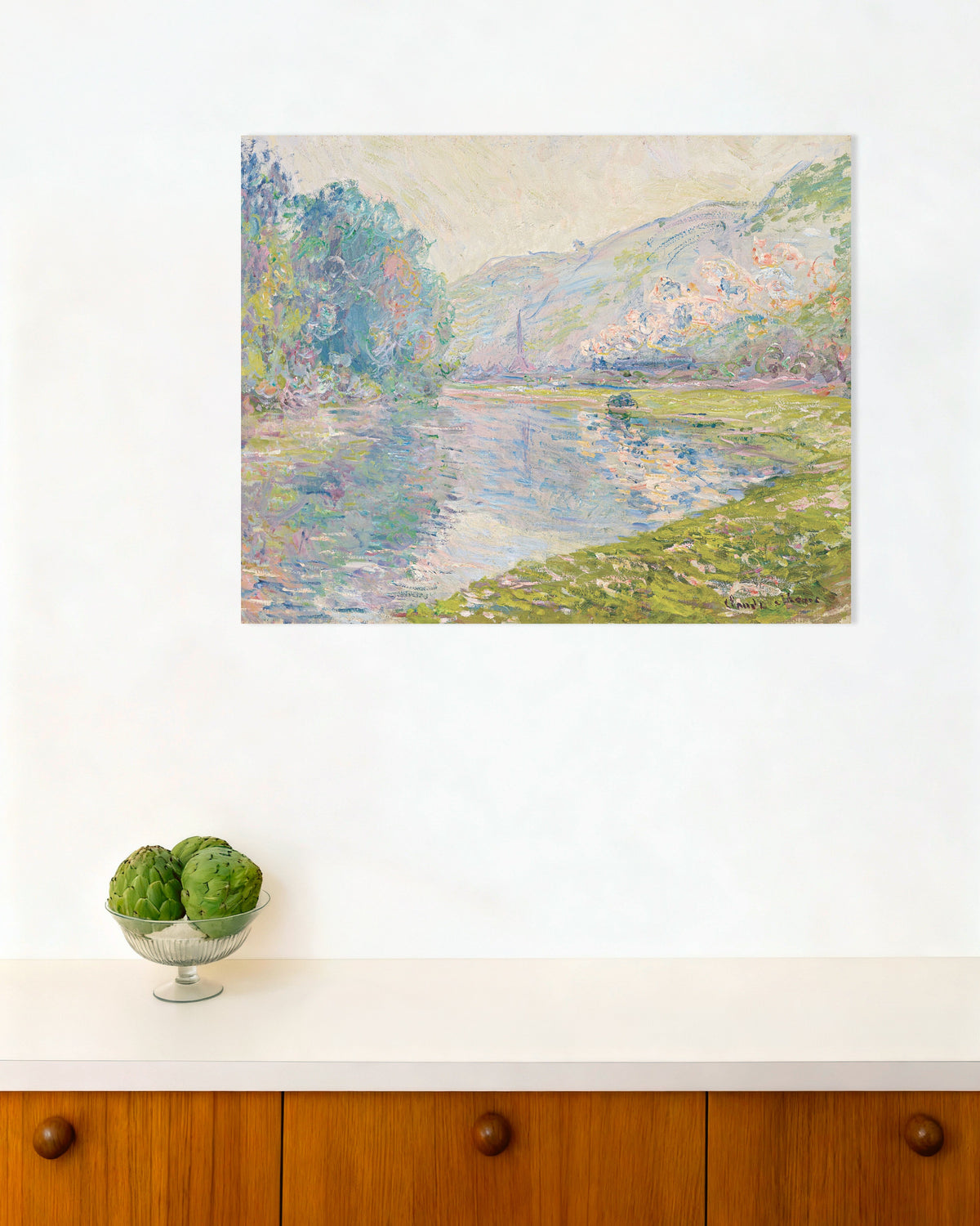 Affiche Le Train à Jeufosse (1884) de Claude Monet
