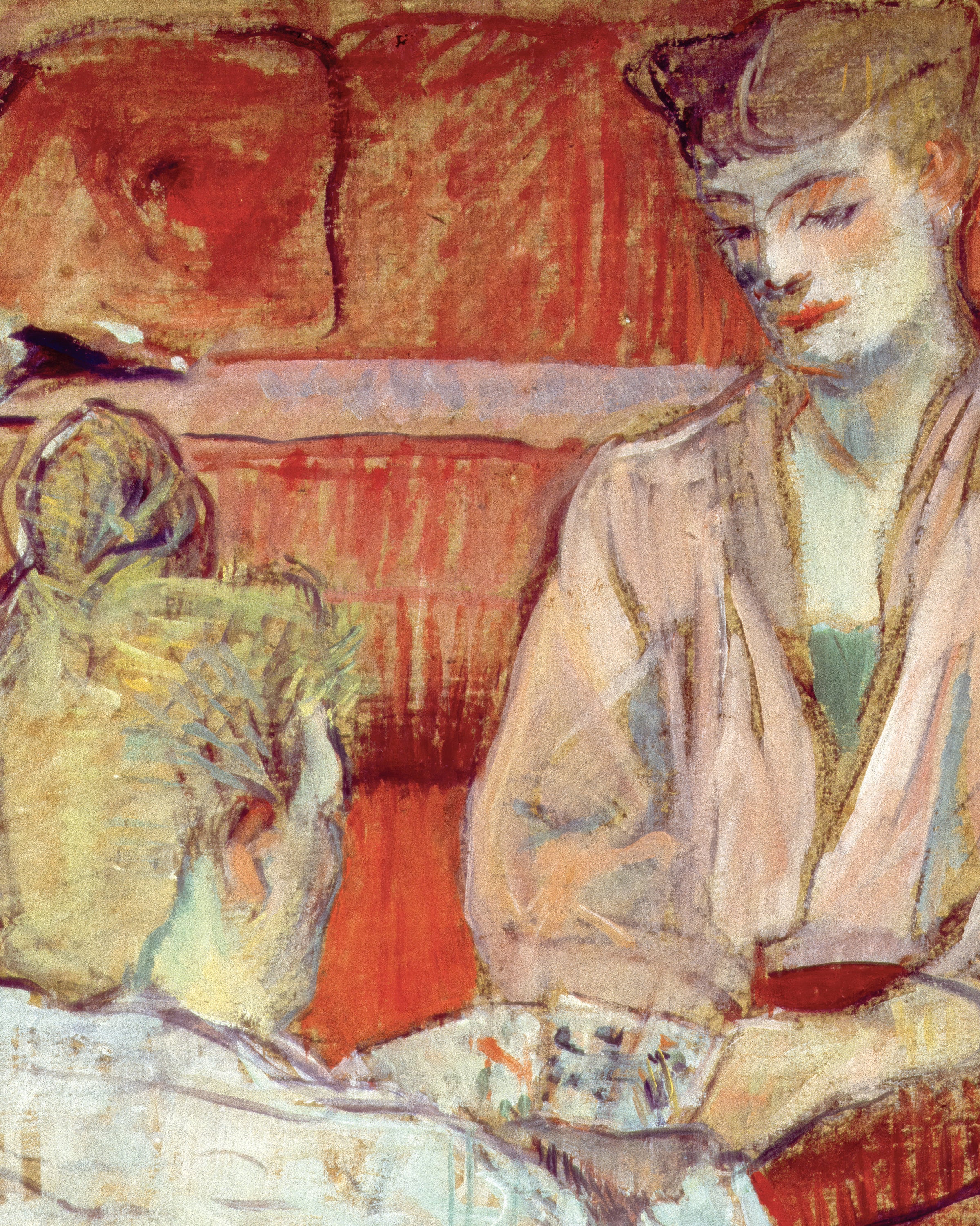 Les joueurs de cartes par Henri de Toulouse-Lautrec, 1893 - Affiche