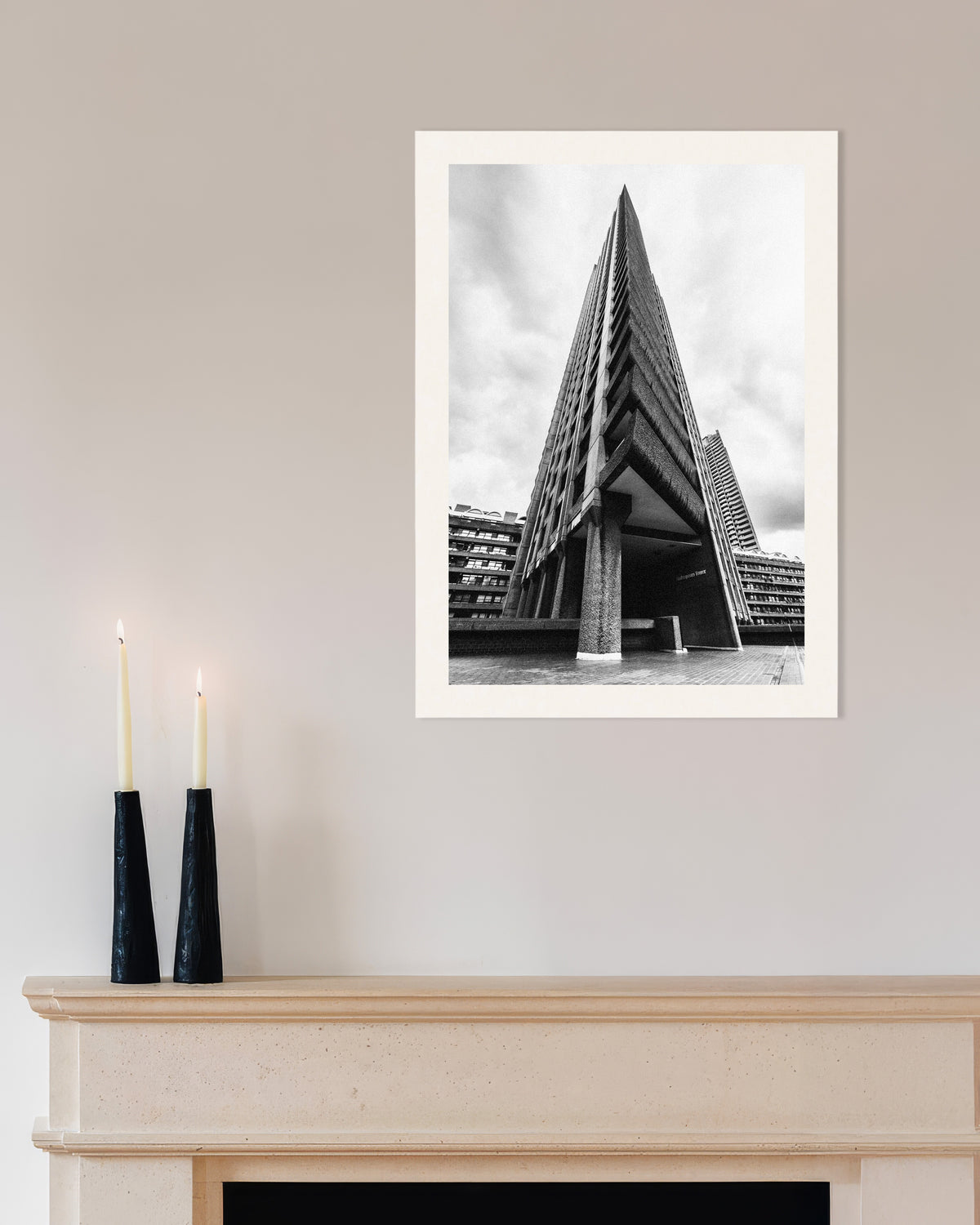 Poster ‘Boeg van een driehoekige toren’