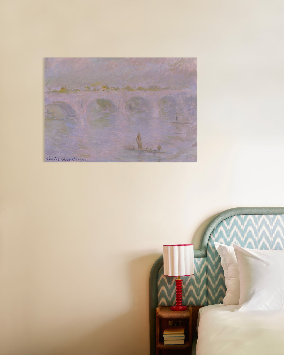 Poster Waterloo Bridge, Londen (1902) van Claude Monet