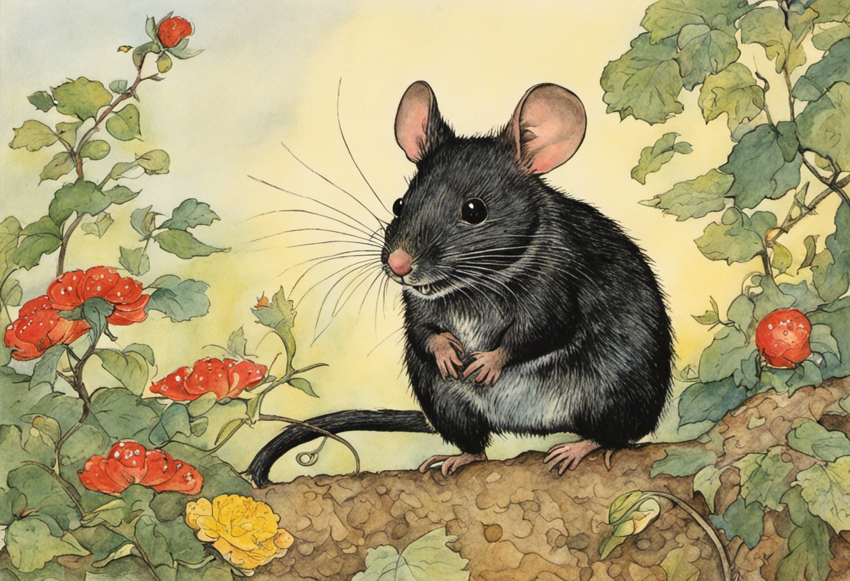 Bande dessinée contemporaine américaine naïve, une souris - Affiche