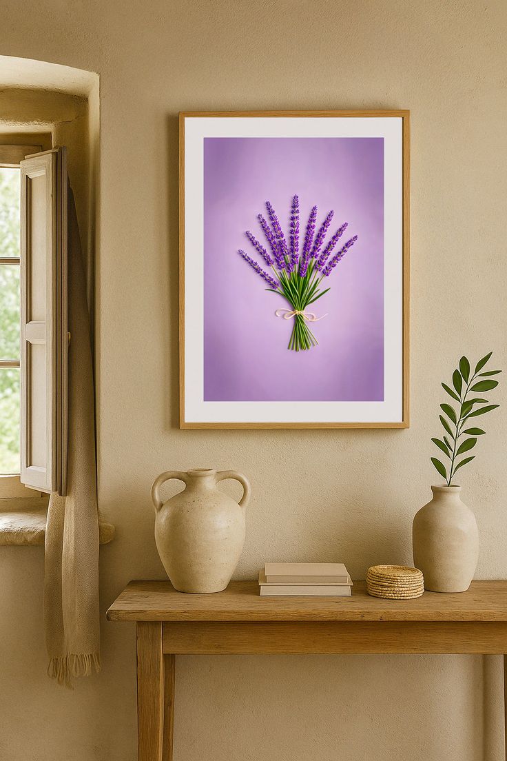 Lavande de Provence - Affiche