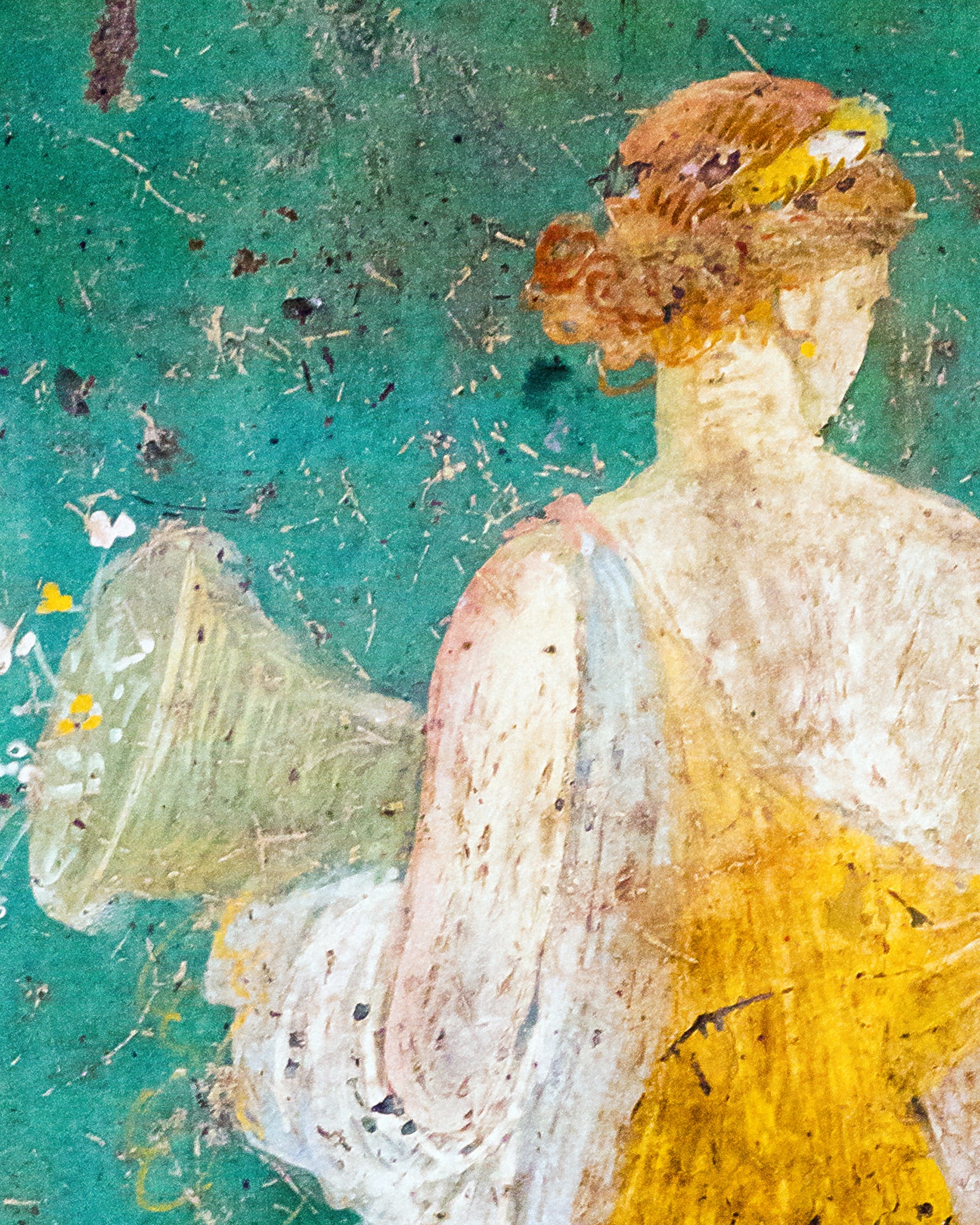 Flora Muur Fresco – Stabiae - Oude Romeinse Schilderkunst Poster