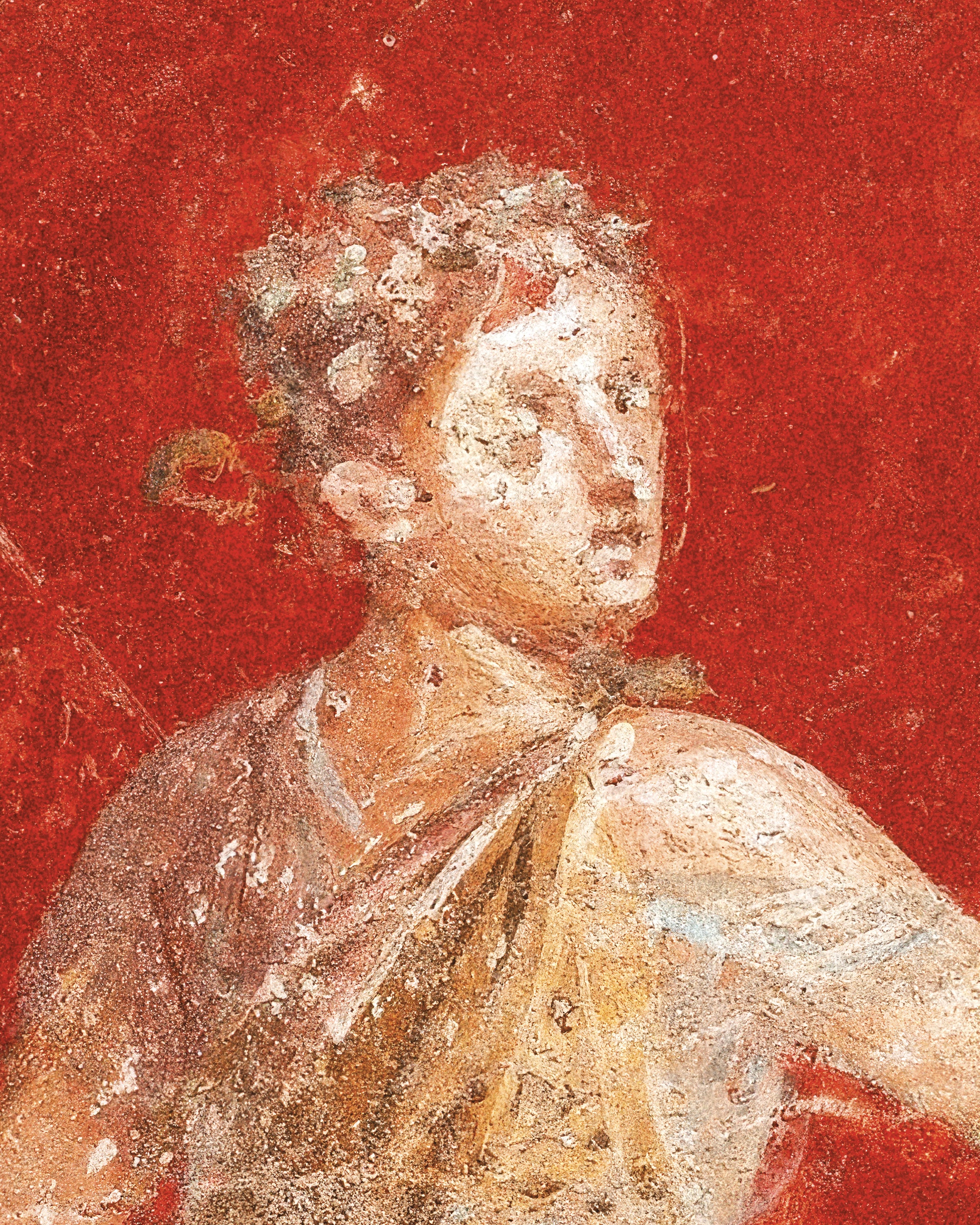 Affiche fresque de Maenade en plein vol