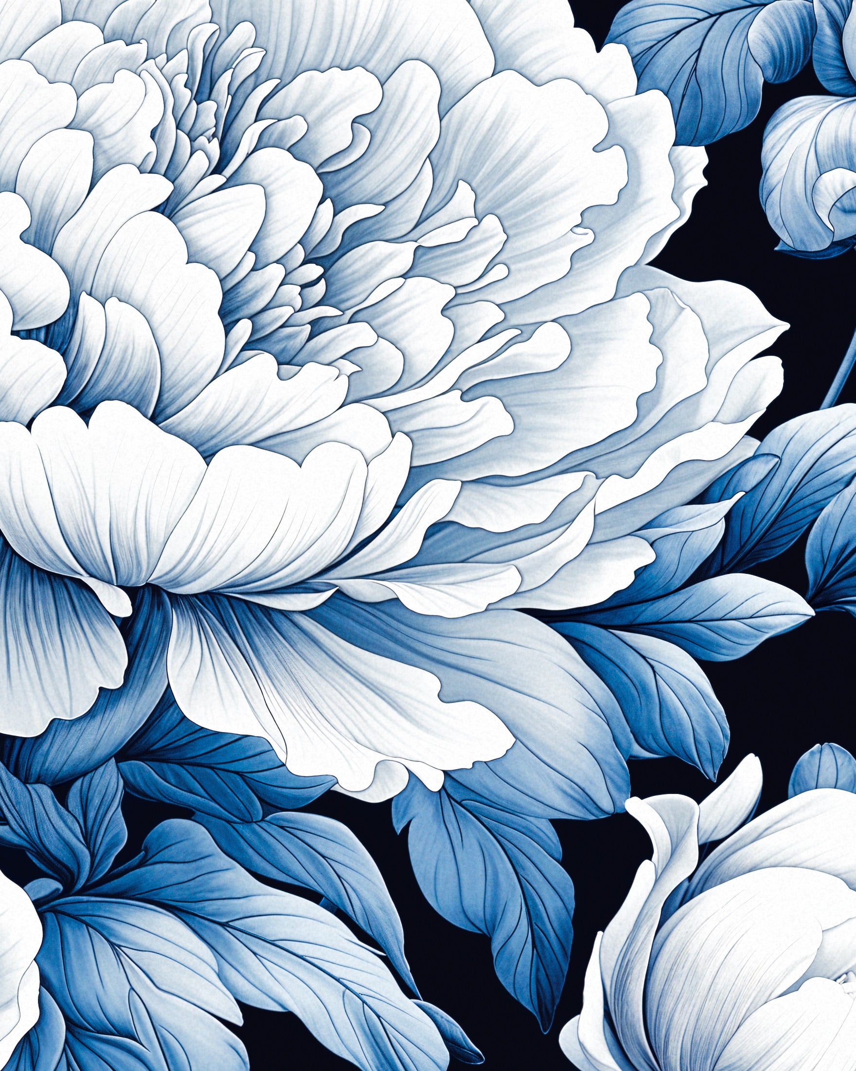 Pivoines - Affiche