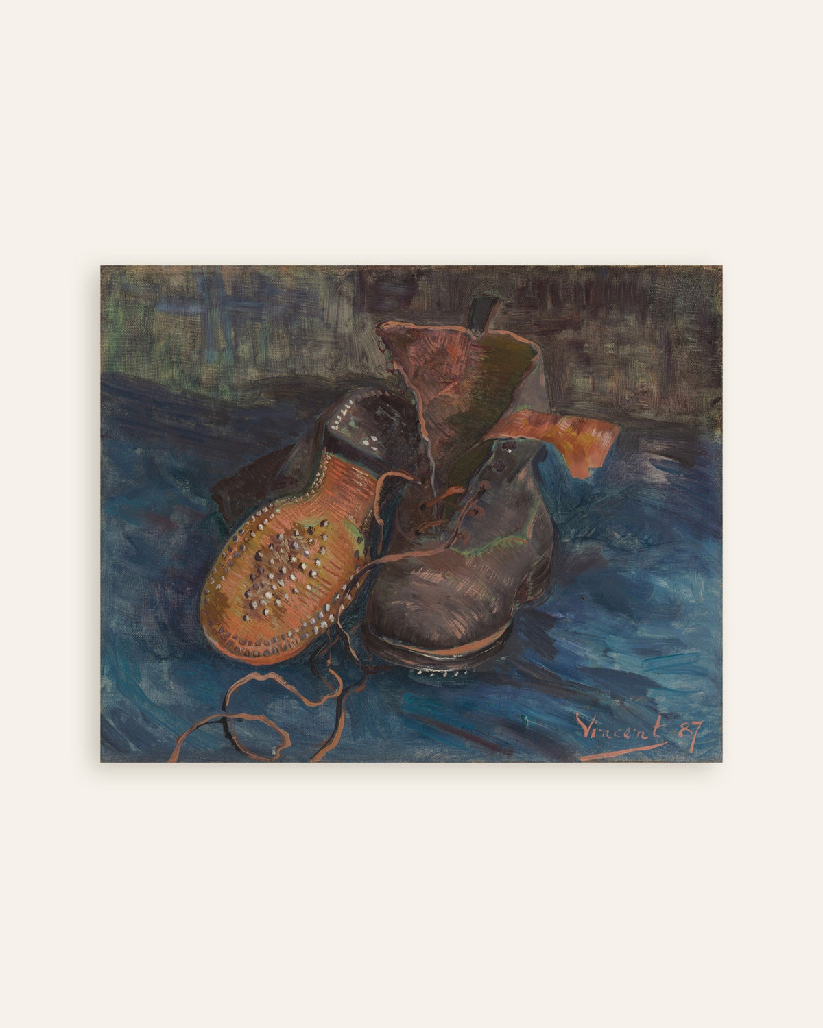 Vignette du poster Une paire de bottes (1887) de Vincent van Gogh