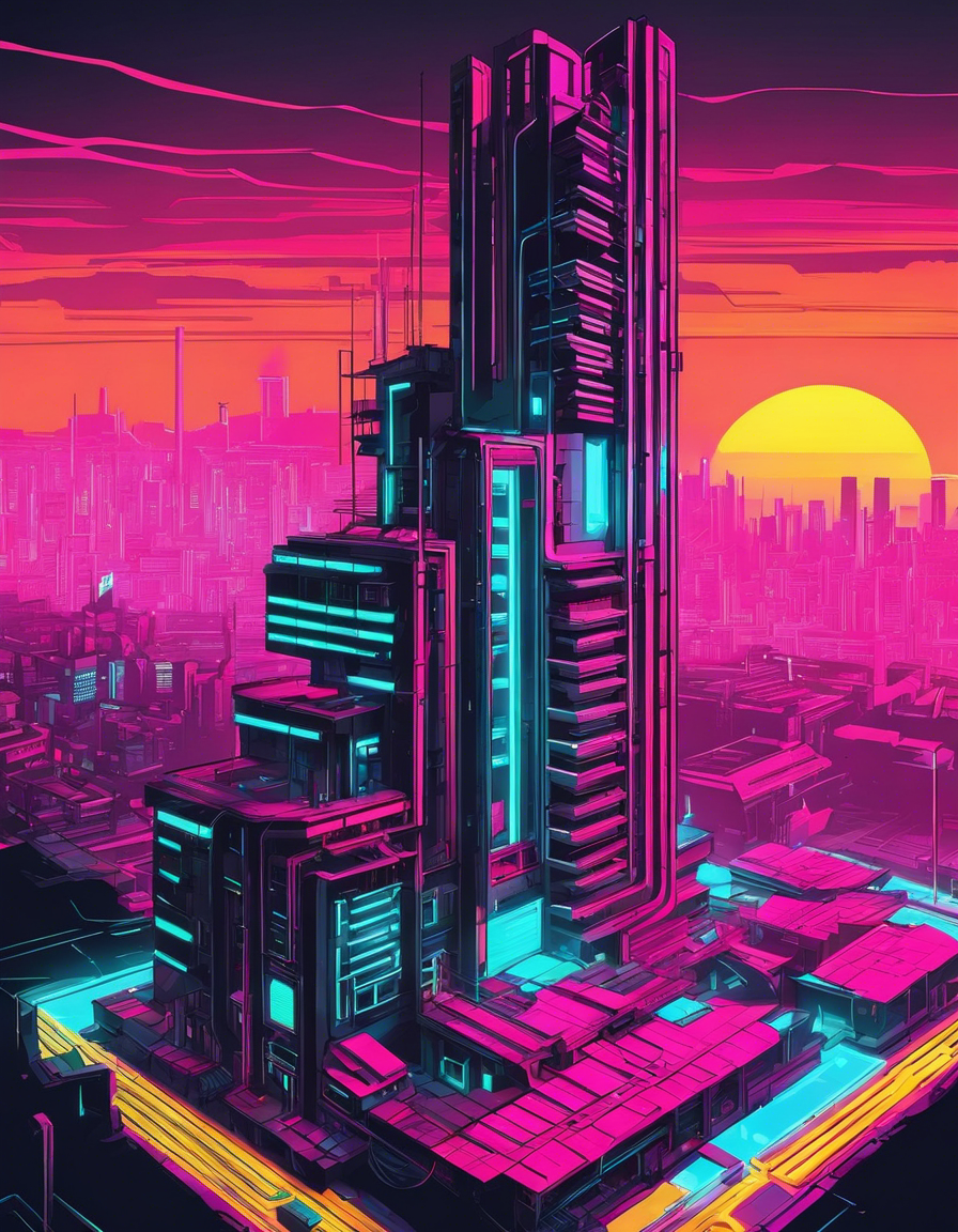 Neon punk, Starlight city - Affiche