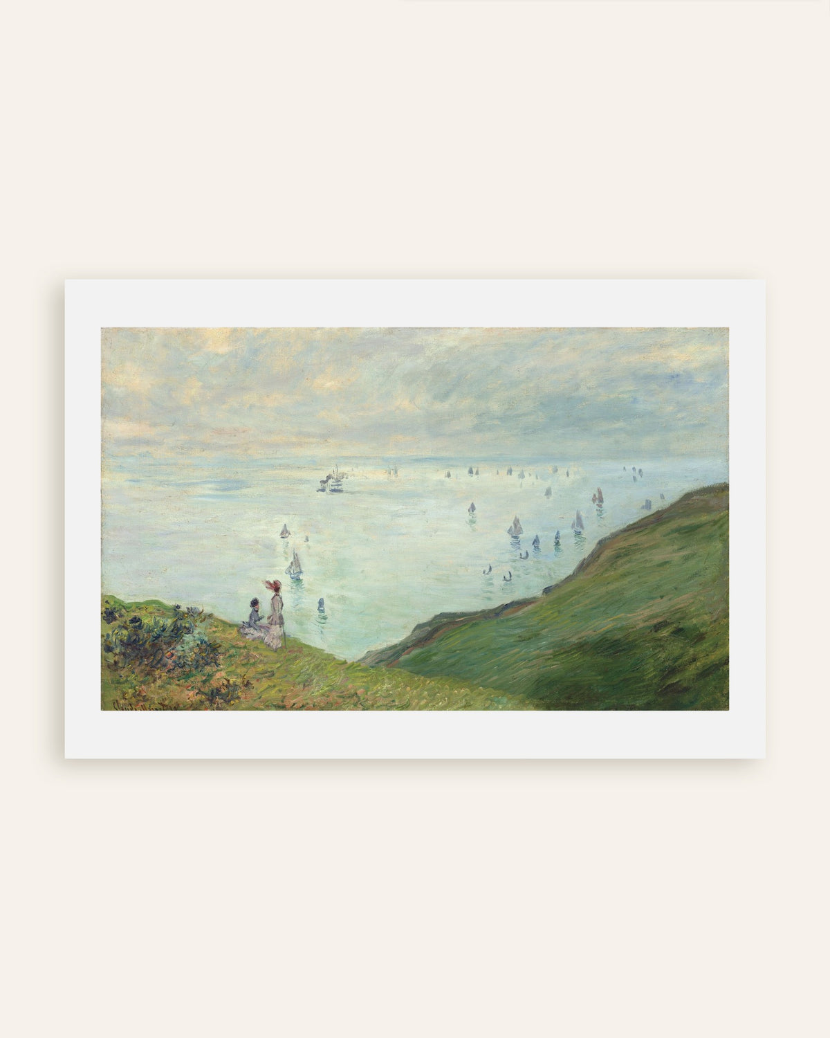 Affiche Falaises à Pourville (1882) de Claude Monet, miniature